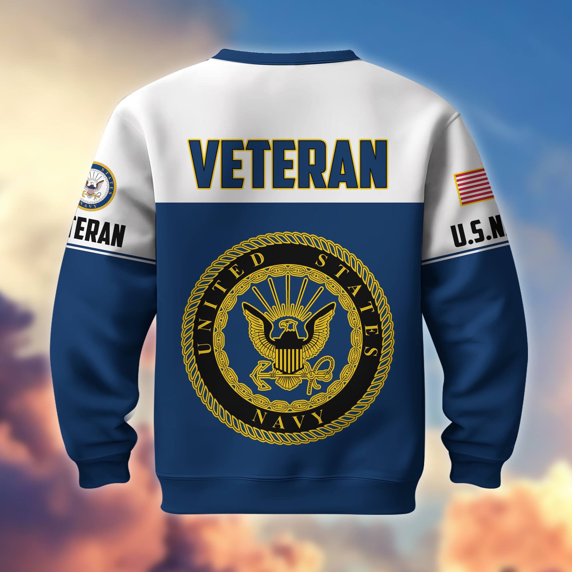 Premium US Veterans Sweatshirt BPHN130112, Gifts For US Veterans, Gifts On Father's Day, Armed Force Day, Independence Day, Veterans Day.
