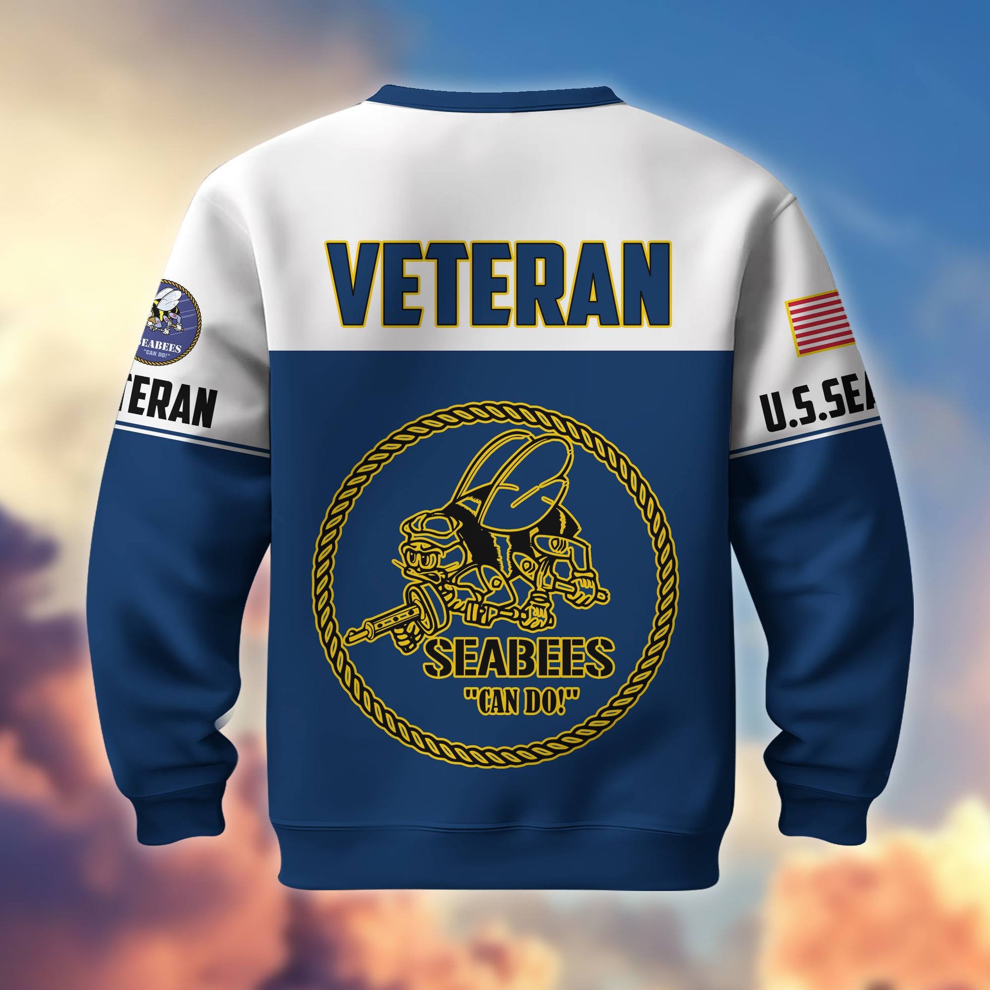 Premium US Veterans Sweatshirt BPHN130112, Gifts For US Veterans, Gifts On Father's Day, Armed Force Day, Independence Day, Veterans Day.