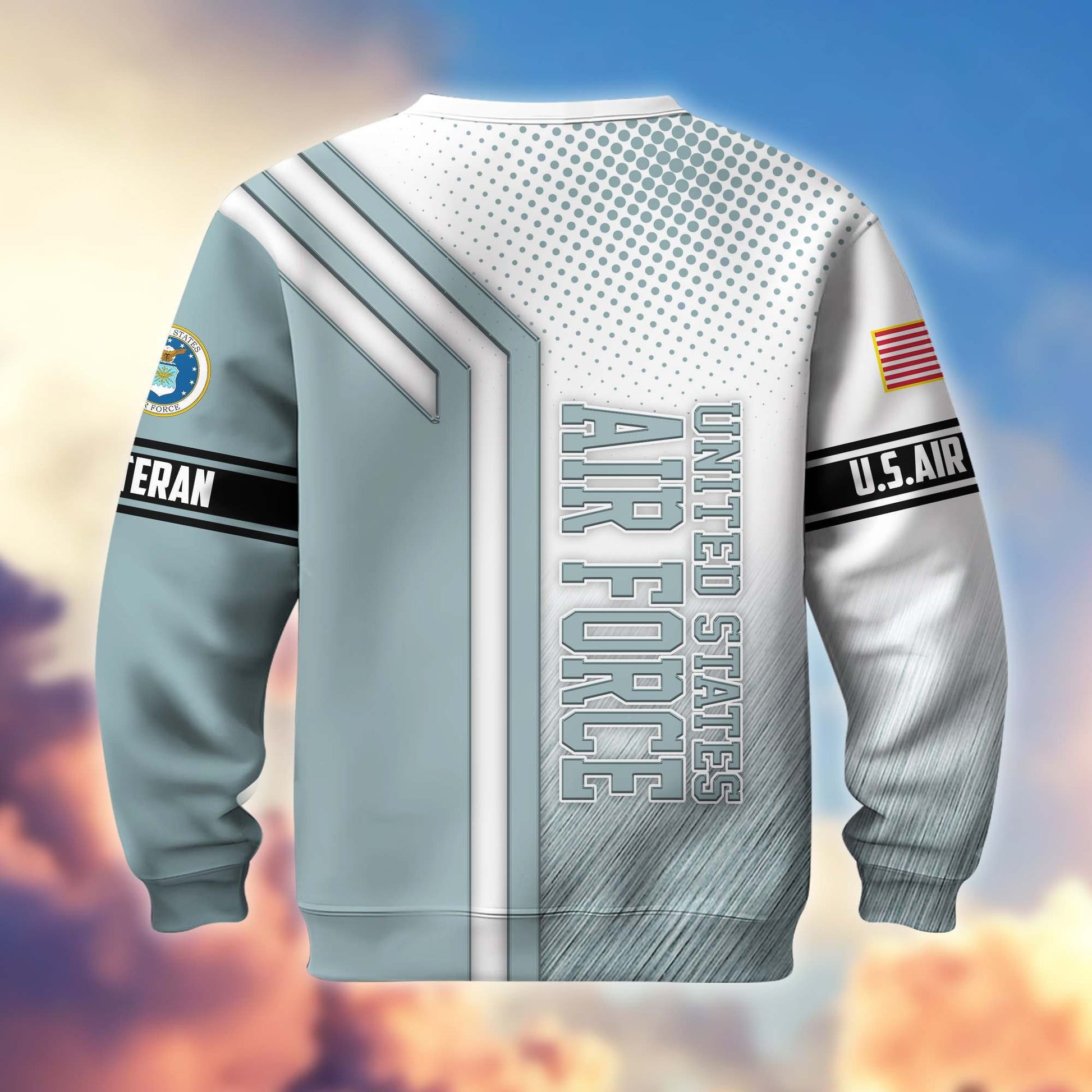 Premium US Veterans Sweatshirt APHN101211, Gifts For US Veterans, Gifts On Father's Day, Armed Forces Day, Independence Day, Veterans Day.