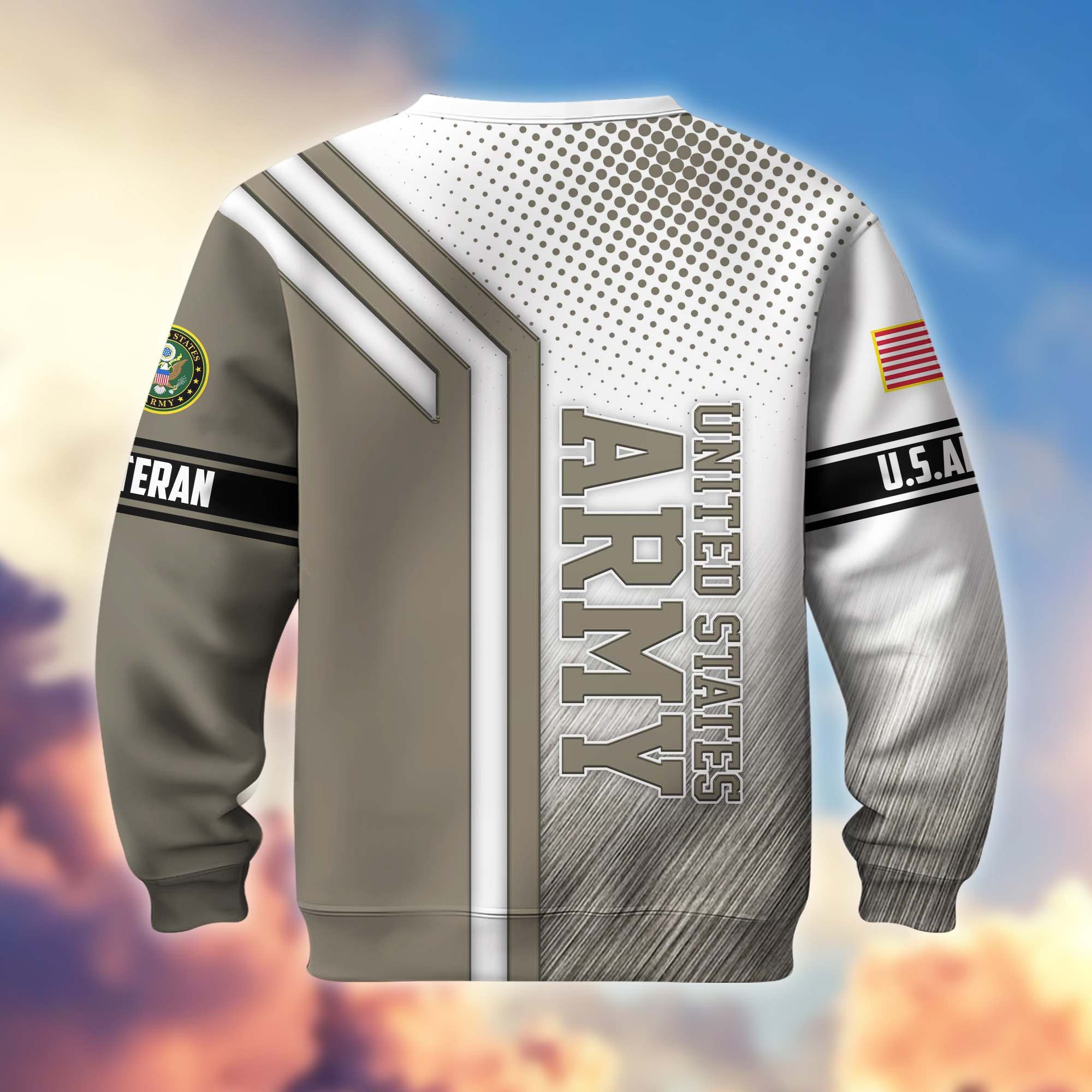 Premium US Veterans Sweatshirt APHN101211, Gifts For US Veterans, Gifts On Father's Day, Armed Forces Day, Independence Day, Veterans Day.