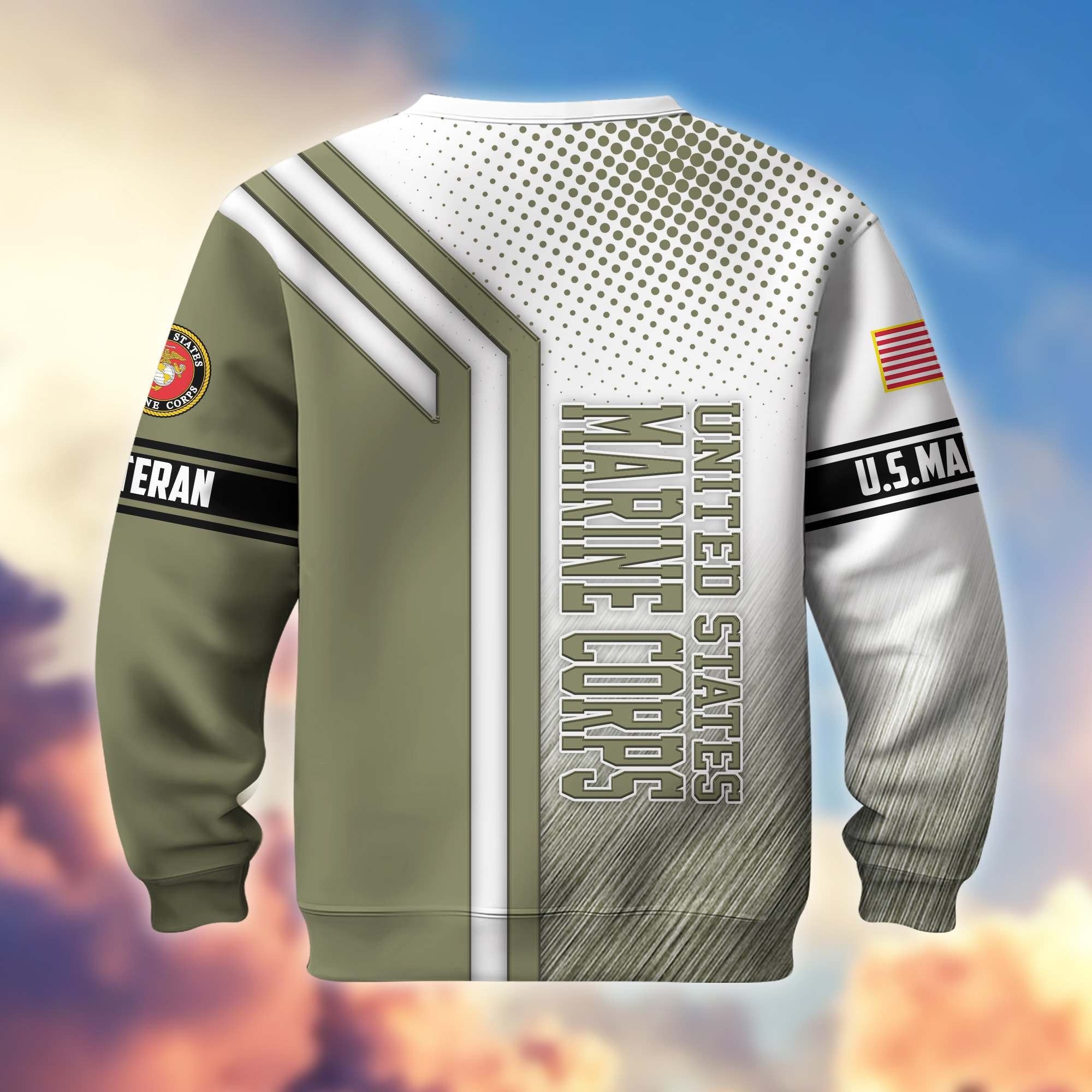 Premium US Veterans Sweatshirt APHN101211, Gifts For US Veterans, Gifts On Father's Day, Armed Forces Day, Independence Day, Veterans Day.