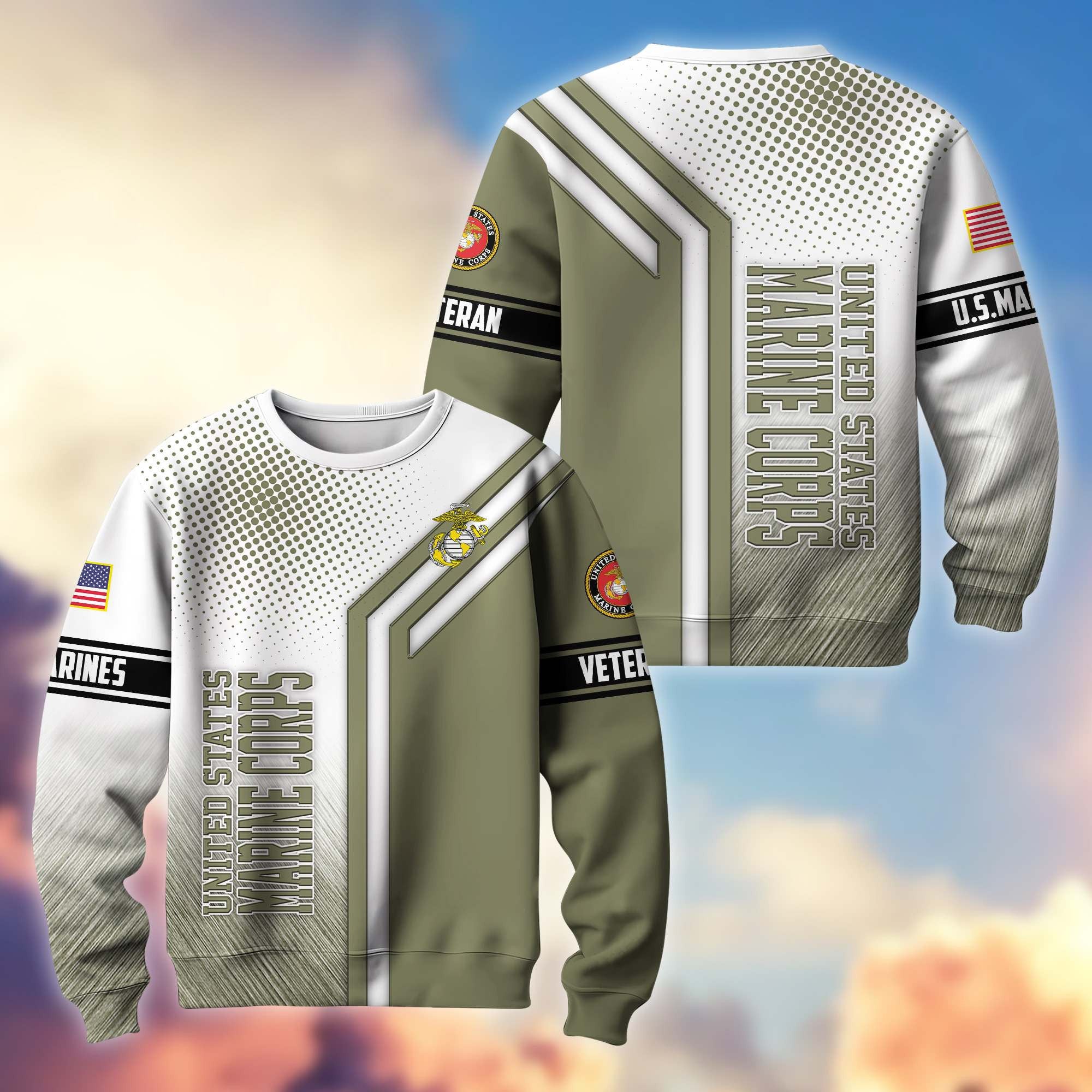 Premium US Veterans Sweatshirt APHN101211, Gifts For US Veterans, Gifts On Father's Day, Armed Forces Day, Independence Day, Veterans Day.