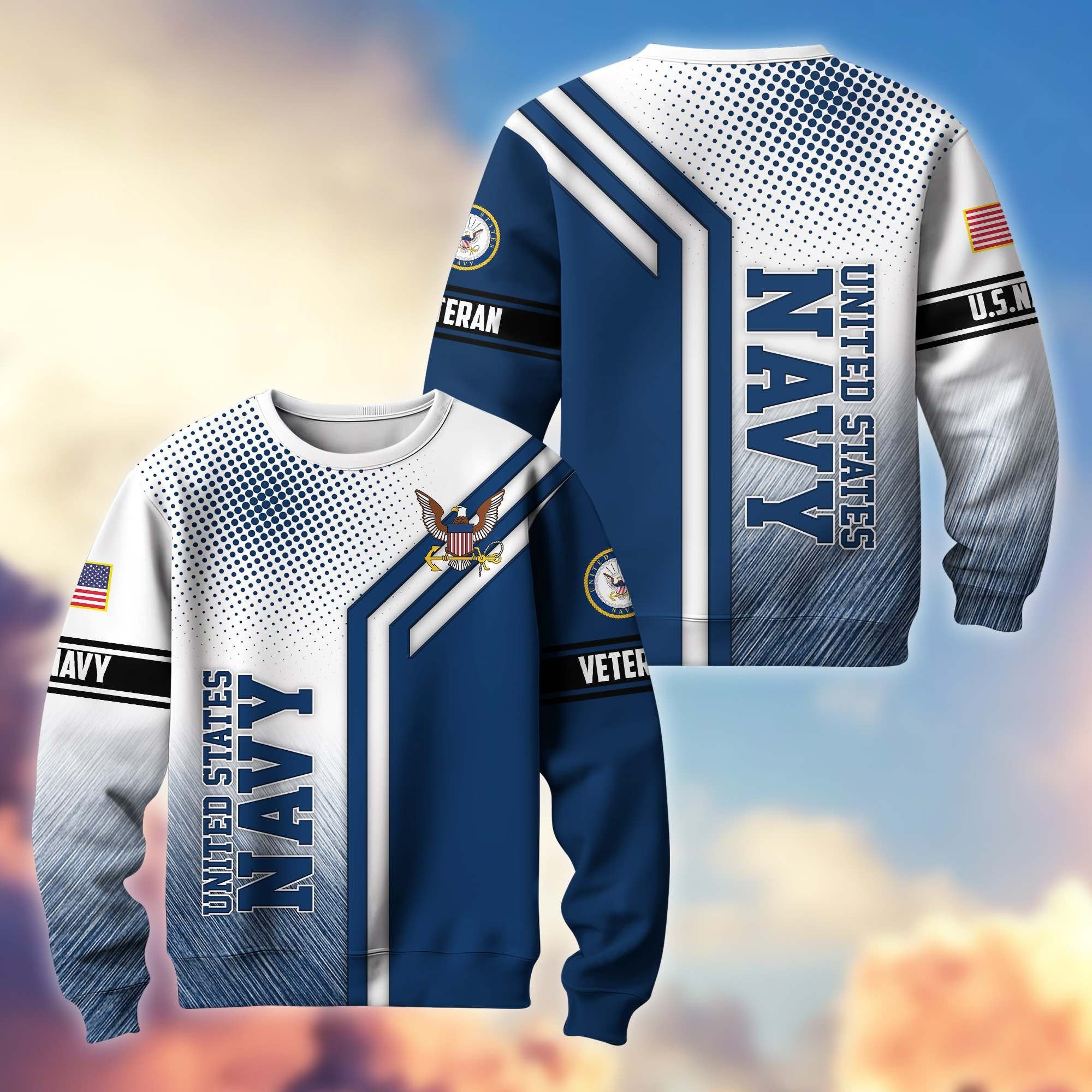 Premium US Veterans Sweatshirt APHN101211, Gifts For US Veterans, Gifts On Father's Day, Armed Forces Day, Independence Day, Veterans Day.