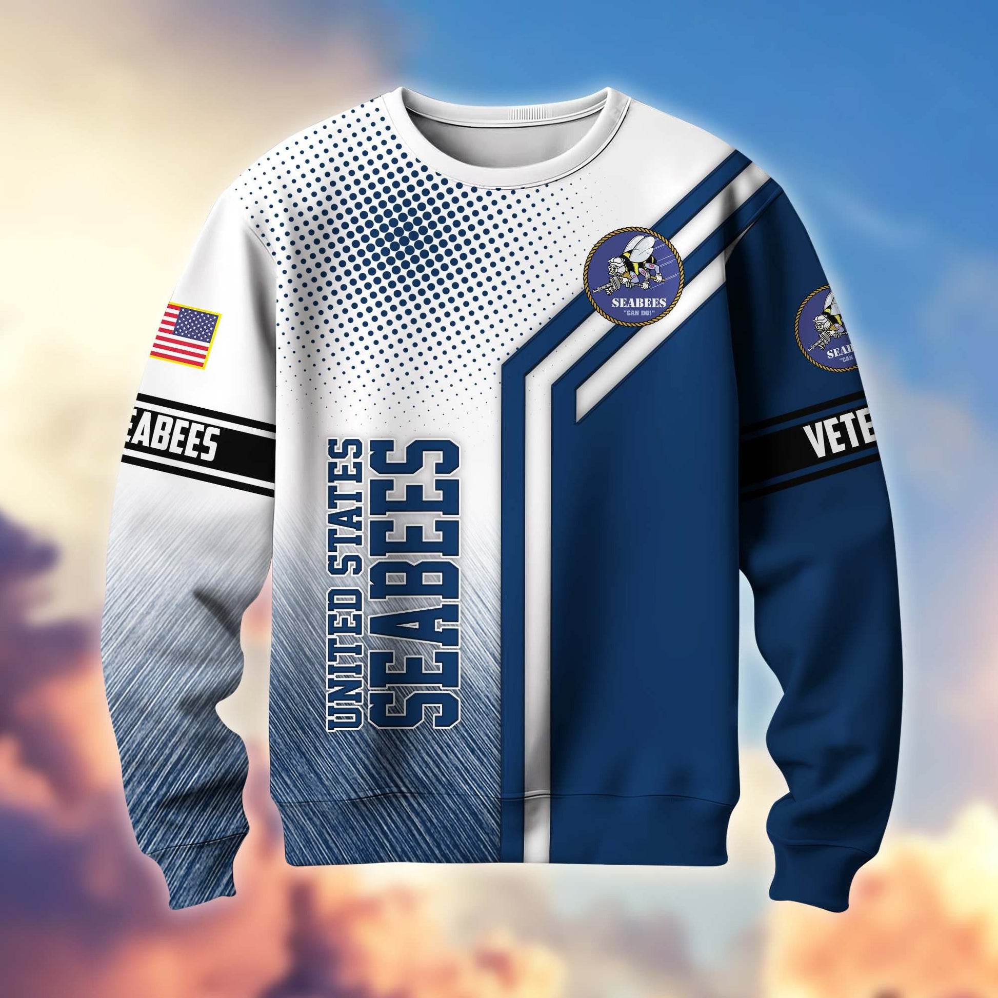 Premium US Veterans Sweatshirt APHN101211, Gifts For US Veterans, Gifts On Father's Day, Armed Forces Day, Independence Day, Veterans Day.