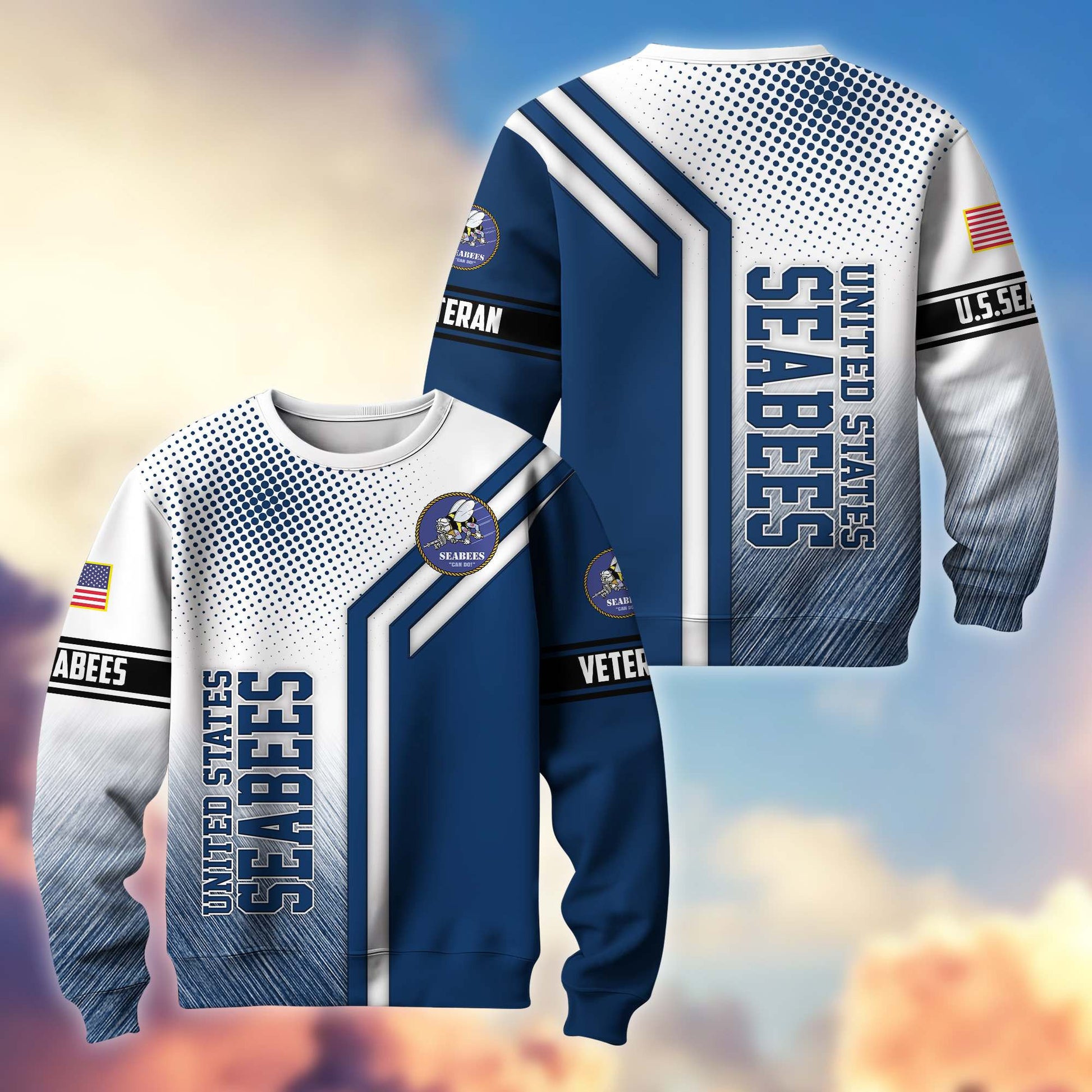 Premium US Veterans Sweatshirt APHN101211, Gifts For US Veterans, Gifts On Father's Day, Armed Forces Day, Independence Day, Veterans Day.