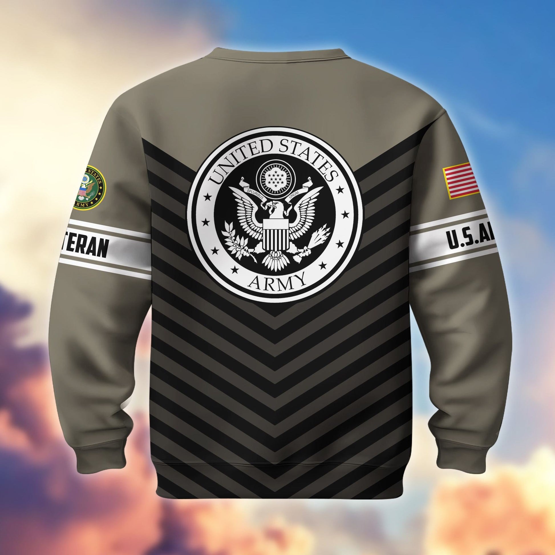 Premium US Veterans Sweatshirt BPHN170112, We Owe Our Veterans Everything, Gifts For US Veterans, Gifts On Father's Day, Memorial Day, Independence Day, Veterans Day.