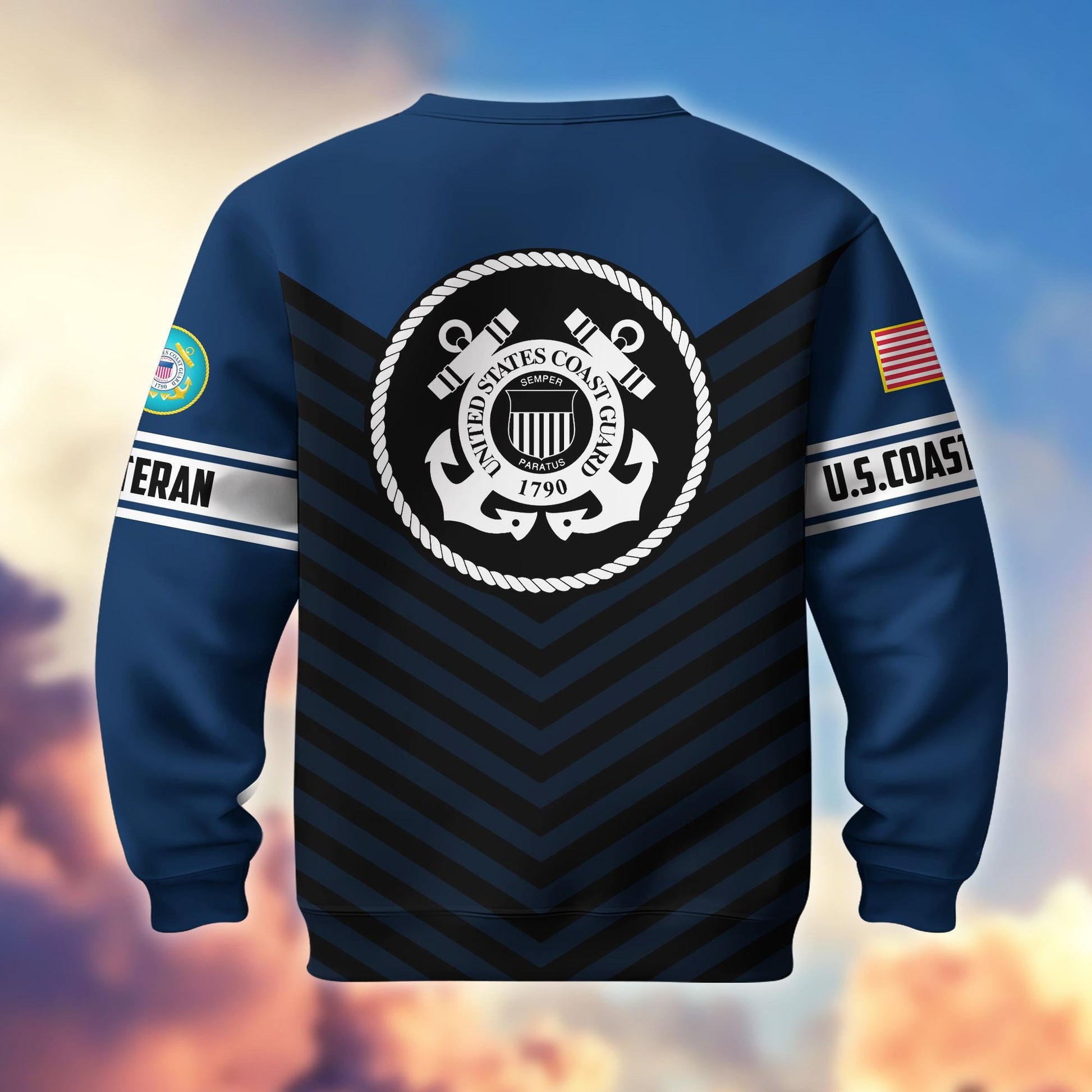 Premium US Veterans Sweatshirt BPHN170112, We Owe Our Veterans Everything, Gifts For US Veterans, Gifts On Father's Day, Memorial Day, Independence Day, Veterans Day.