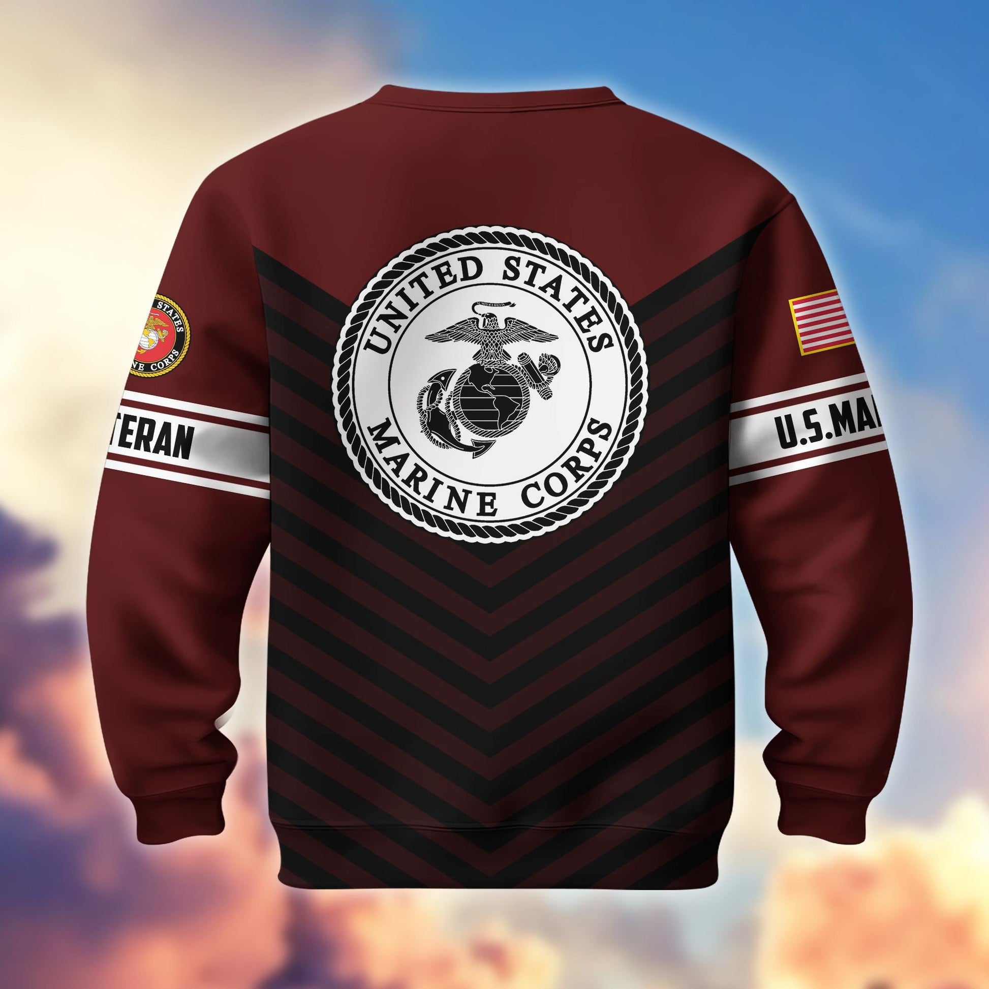 Premium US Veterans Sweatshirt BPHN170112, We Owe Our Veterans Everything, Gifts For US Veterans, Gifts On Father's Day, Memorial Day, Independence Day, Veterans Day.