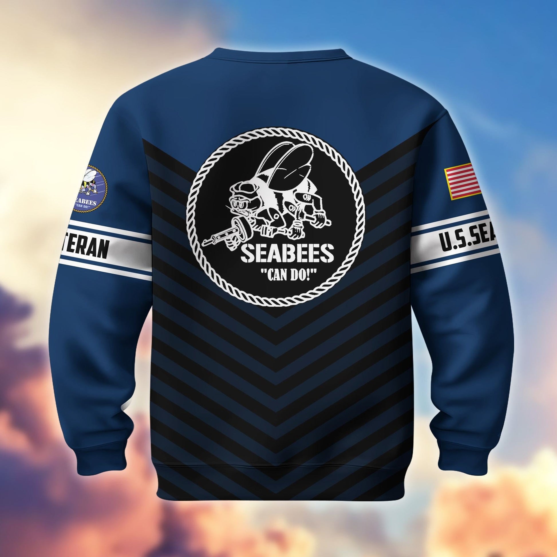 Premium US Veterans Sweatshirt BPHN170112, We Owe Our Veterans Everything, Gifts For US Veterans, Gifts On Father's Day, Memorial Day, Independence Day, Veterans Day.