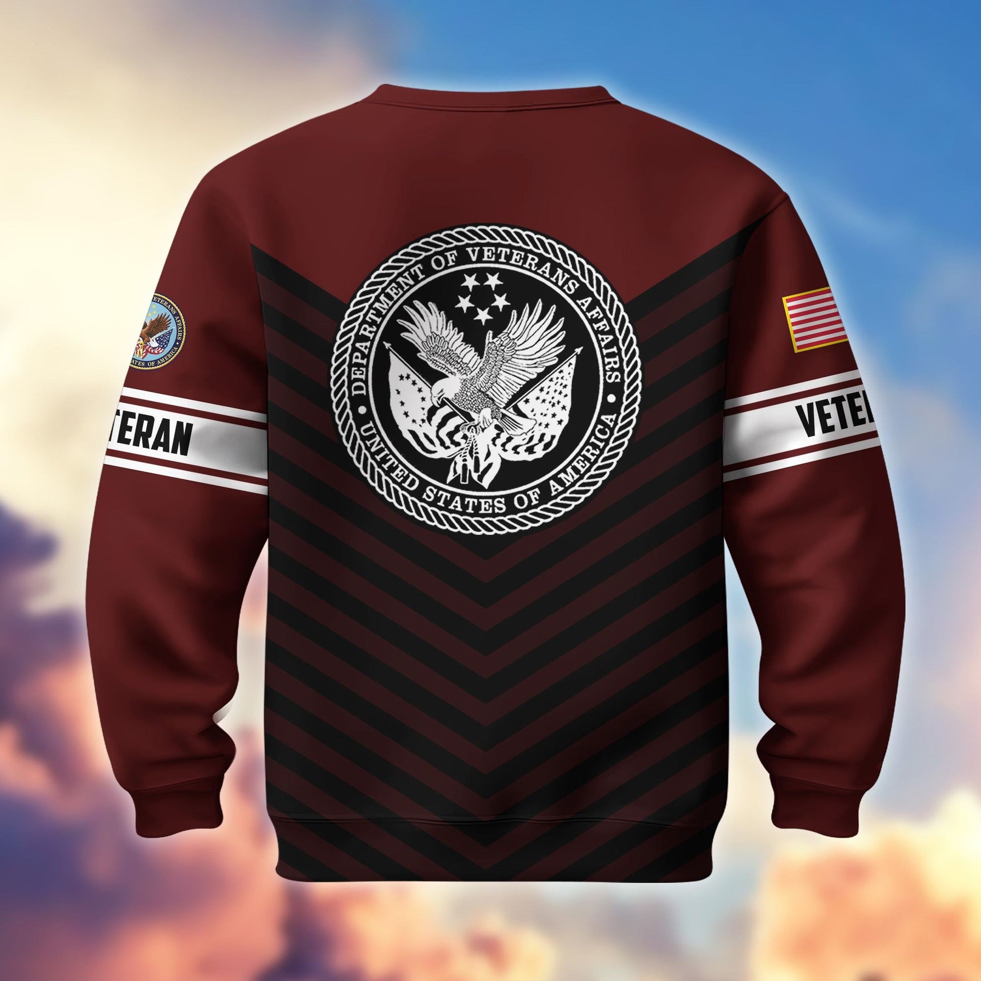 Premium US Veterans Sweatshirt BPHN170112, We Owe Our Veterans Everything, Gifts For US Veterans, Gifts On Father's Day, Memorial Day, Independence Day, Veterans Day.