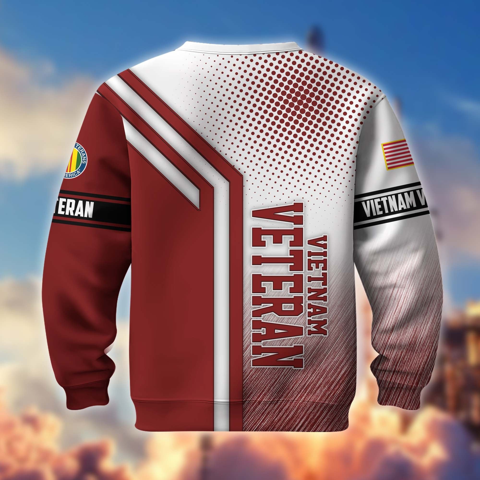 Premium US Veterans Sweatshirt APHN101211, Gifts For US Veterans, Gifts On Father's Day, Armed Forces Day, Independence Day, Veterans Day.