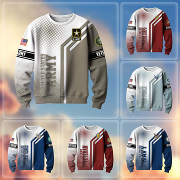 Premium US Veterans Sweatshirt APHN101211, Gifts For US Veterans, Gifts On Father's Day, Armed Forces Day, Independence Day, Veterans Day.