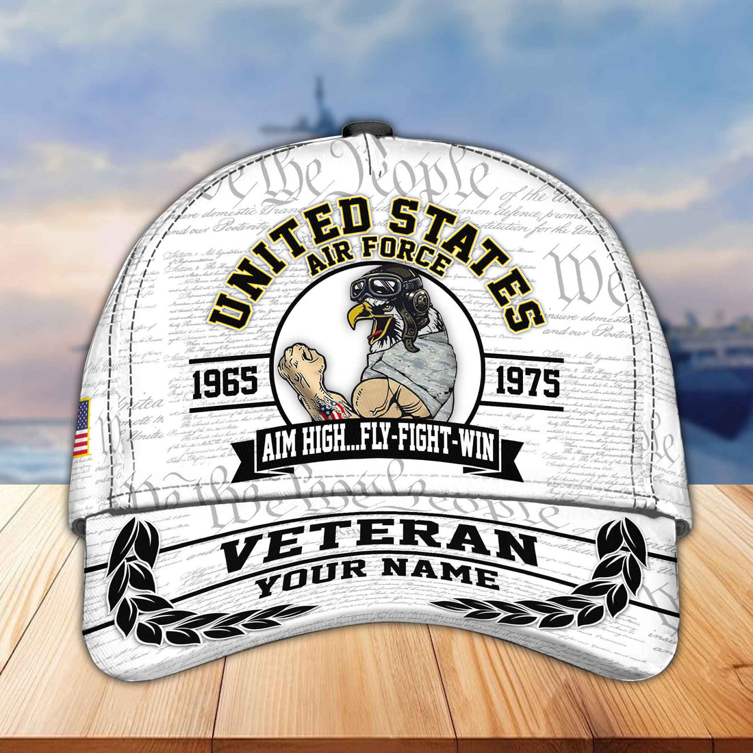 Premium USAF Veteran Custom Cap VPVC005604, Gifts For Air Force Veteran, Best Gifts On Independence Day, Veterans Day.