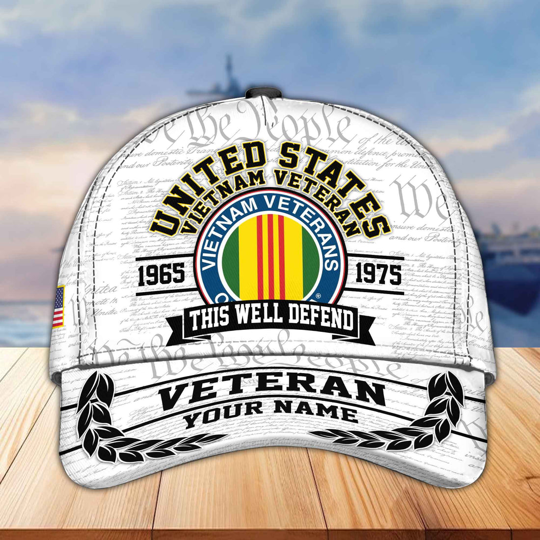 Premium Vietnam Veteran Custom Cap VPVC005606, Gifts For Vietnam Veteran, Best Gifts On Independence Day, Veterans Day.