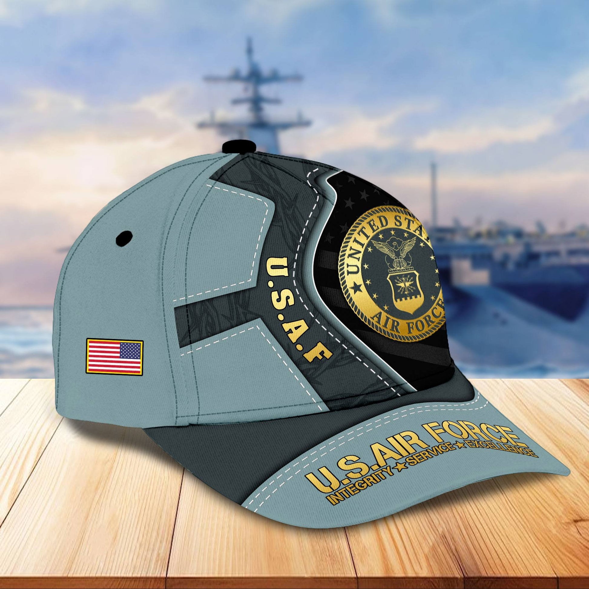 Premium US Veterans Cap BPHN040211, Gifts For US Veterans, Gifts On Father's Day, Armed Forces Day, Independence Day, Veterans Day.