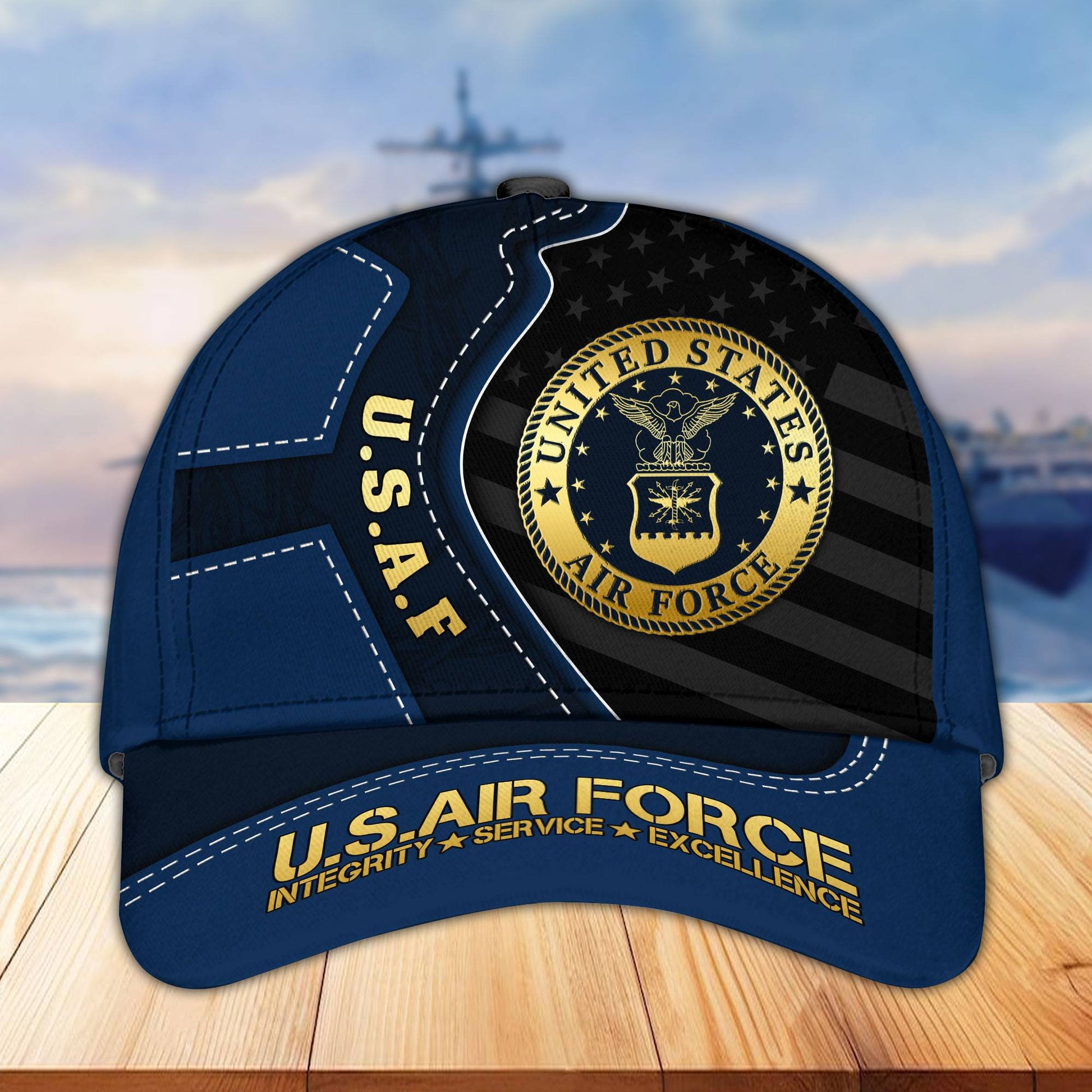 Premium US Veterans Cap BPHN040211, Gifts For US Veterans, Gifts On Father's Day, Armed Forces Day, Independence Day, Veterans Day.