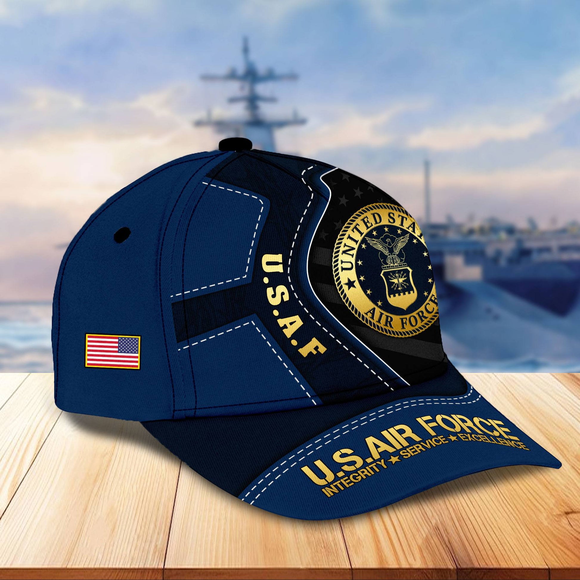 Premium US Veterans Cap BPHN040211, Gifts For US Veterans, Gifts On Father's Day, Armed Forces Day, Independence Day, Veterans Day.