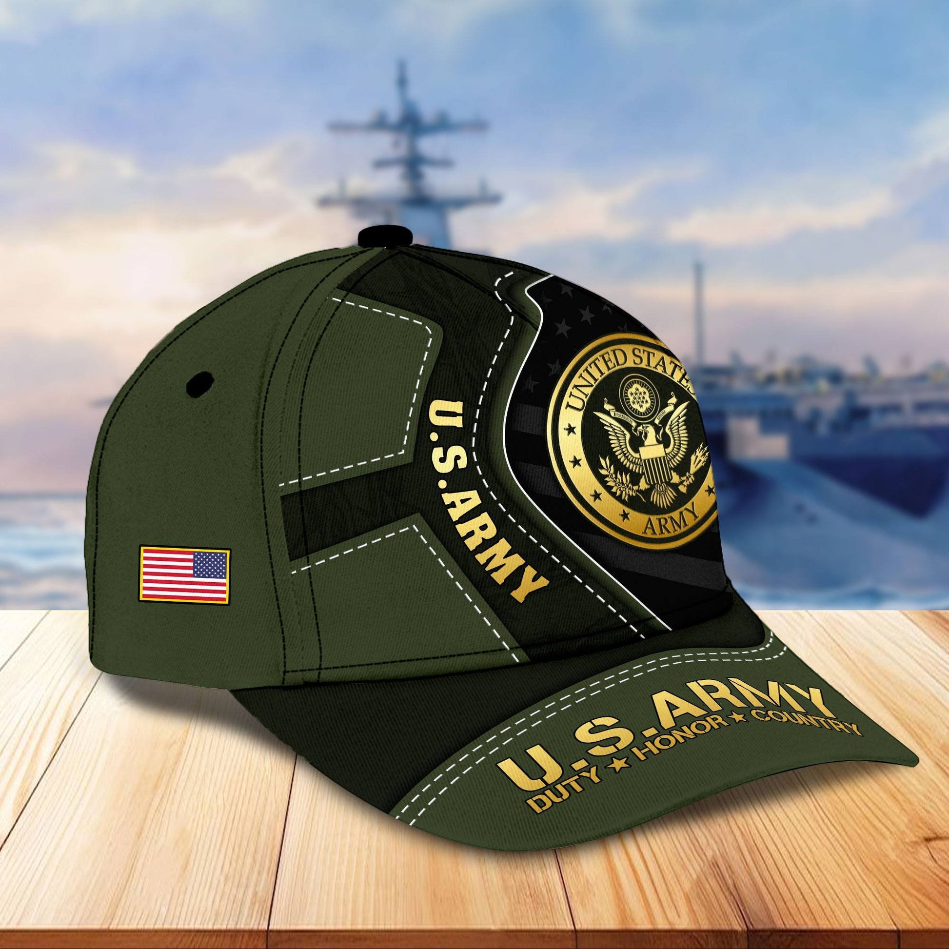 Premium US Veterans Cap BPHN040211, Gifts For US Veterans, Gifts On Father's Day, Armed Forces Day, Independence Day, Veterans Day.