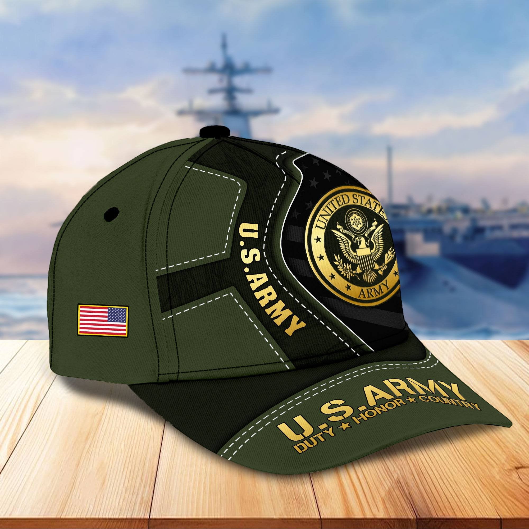 Premium US Veterans Cap BPHN040211, Gifts For US Veterans, Gifts On Father's Day, Armed Forces Day, Independence Day, Veterans Day.