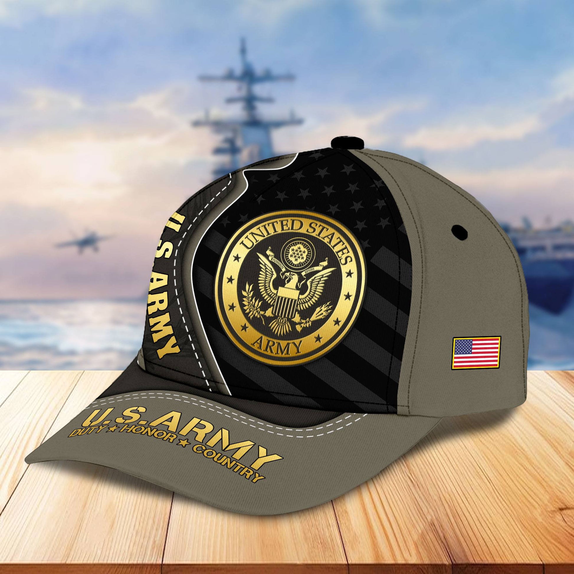 Premium US Veterans Cap BPHN040211, Gifts For US Veterans, Gifts On Father's Day, Armed Forces Day, Independence Day, Veterans Day.