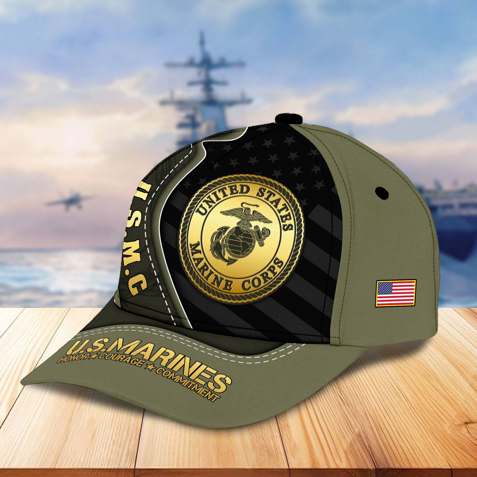 Premium US Veterans Cap BPHN040211, Gifts For US Veterans, Gifts On Father's Day, Armed Forces Day, Independence Day, Veterans Day.