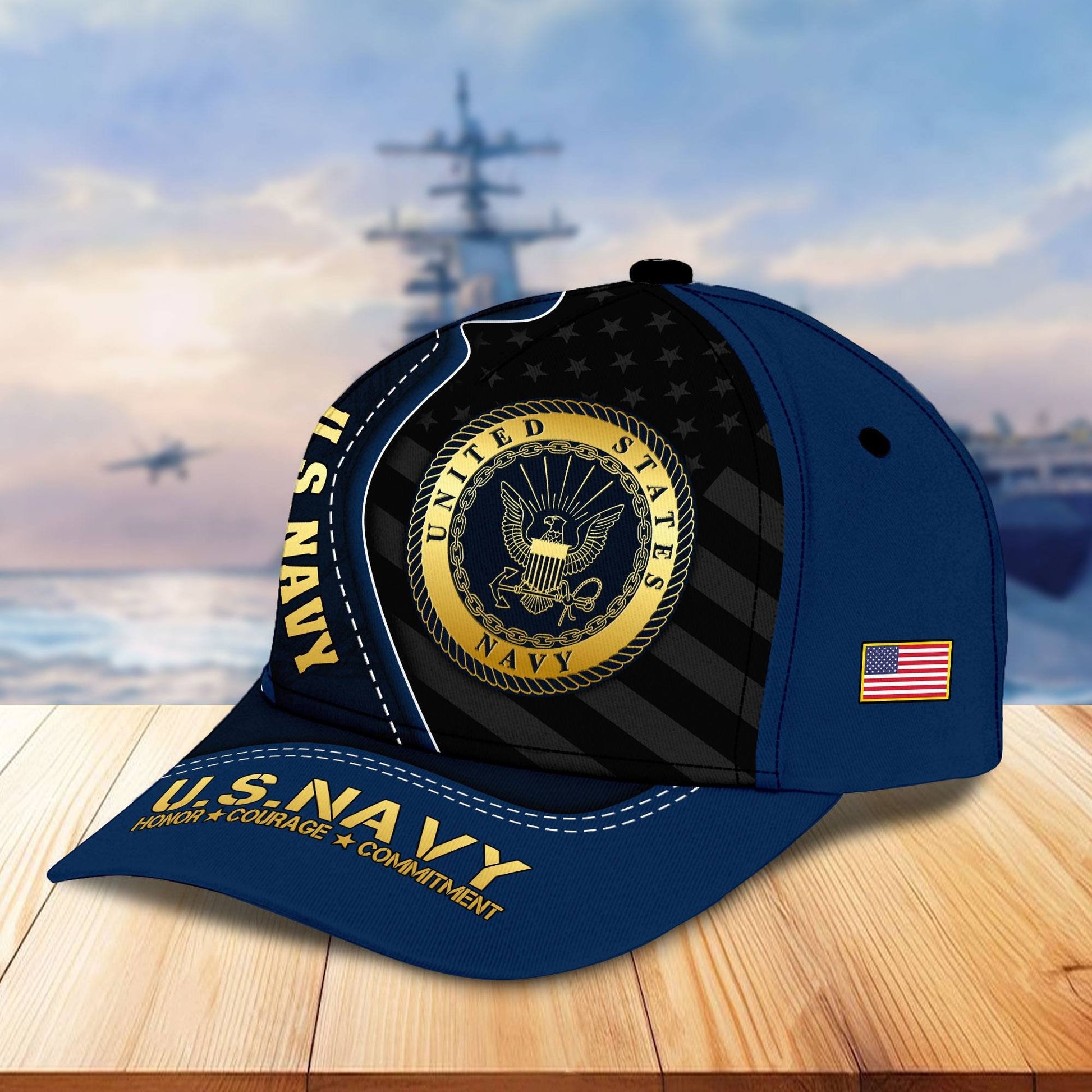 Premium US Veterans Cap BPHN040211, Gifts For US Veterans, Gifts On Father's Day, Armed Forces Day, Independence Day, Veterans Day.