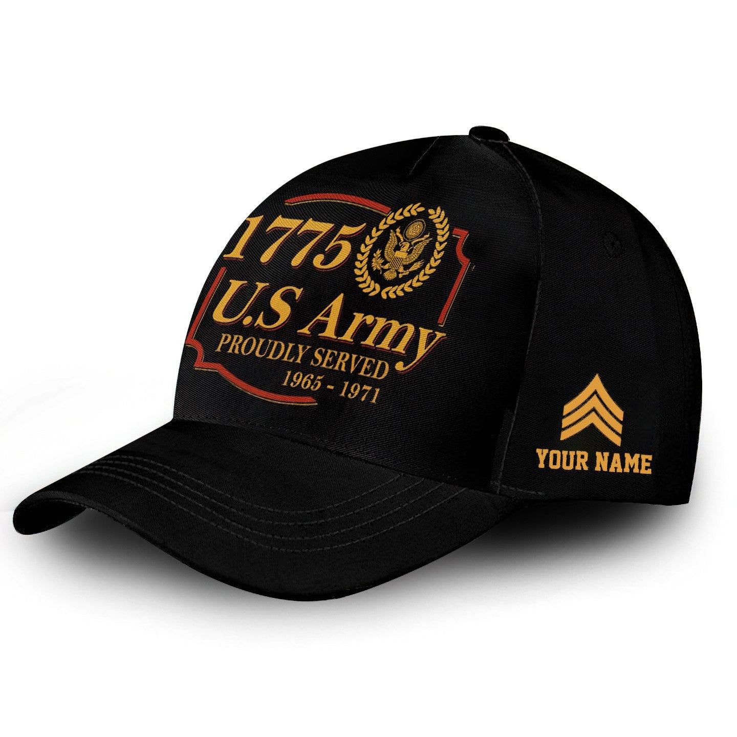 Premium Custom Name, Rank, US Army Cap VPVC000116, Gifts For Army Veteran, Gifts For Dad, For Husband, Best Gifts On Father's Day, Independence Day, Veterans Day.