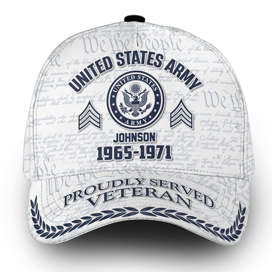 Premium Custom Name, Rank, US Army Cap VPVC000123, Gifts For Army Veteran, Gifts For Dad, For Husband, Best Gifts On Father's Day, Independence Day, Veterans Day.