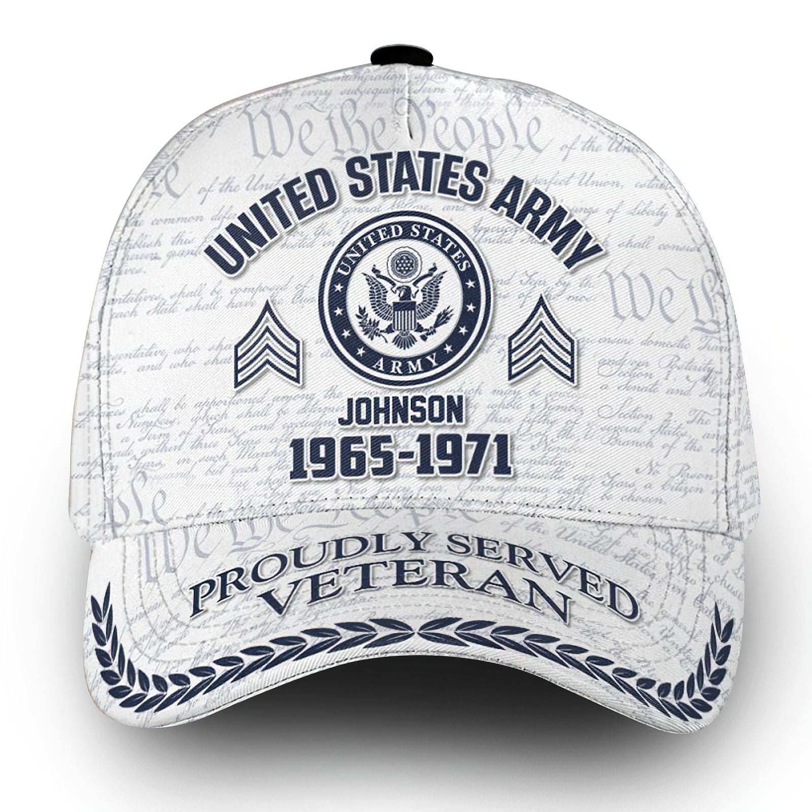 Premium Custom Name, Rank, US Army Cap VPVC000123, Gifts For Army Veteran, Gifts For Dad, For Husband, Best Gifts On Father's Day, Independence Day, Veterans Day.