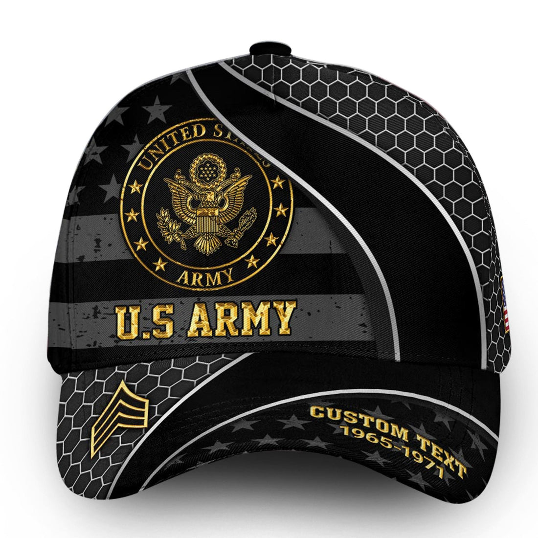 Premium Custom Name, Rank, US Army Cap VPVC000136, Gifts For Army Veteran, Gifts For Dad, For Husband, Best Gifts On Father's Day, Independence Day, Veterans Day.