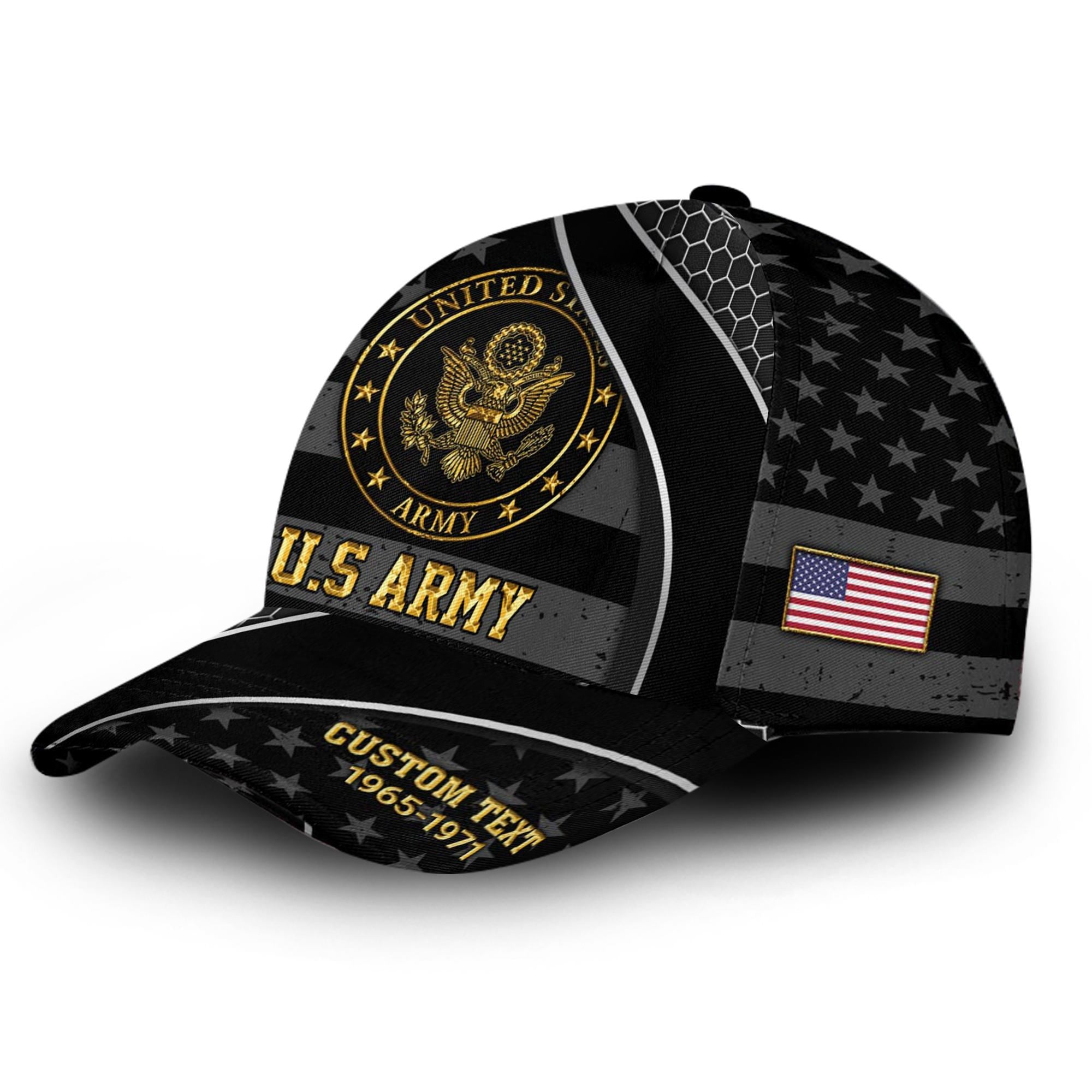 Premium Custom Name, Rank, US Army Cap VPVC000136, Gifts For Army Veteran, Gifts For Dad, For Husband, Best Gifts On Father's Day, Independence Day, Veterans Day.