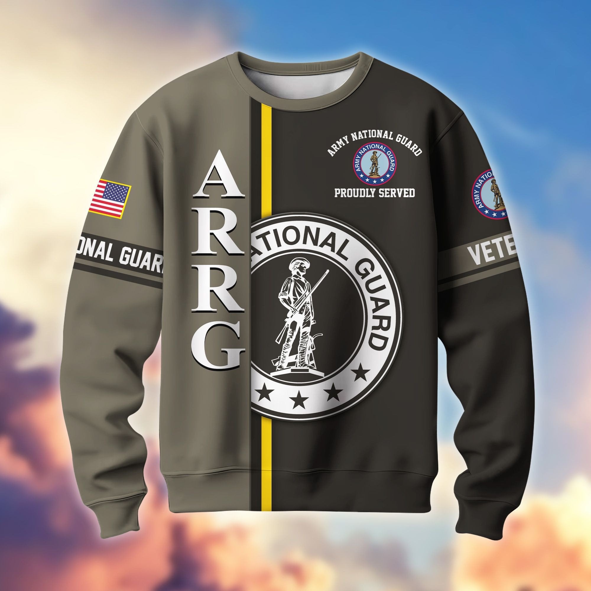 Premium US Veterans Sweatshirt BPHN140211, Gifts For US Veterans, Gifts On Father's Day, Memorial Day, Independence Day, Veterans Day.
