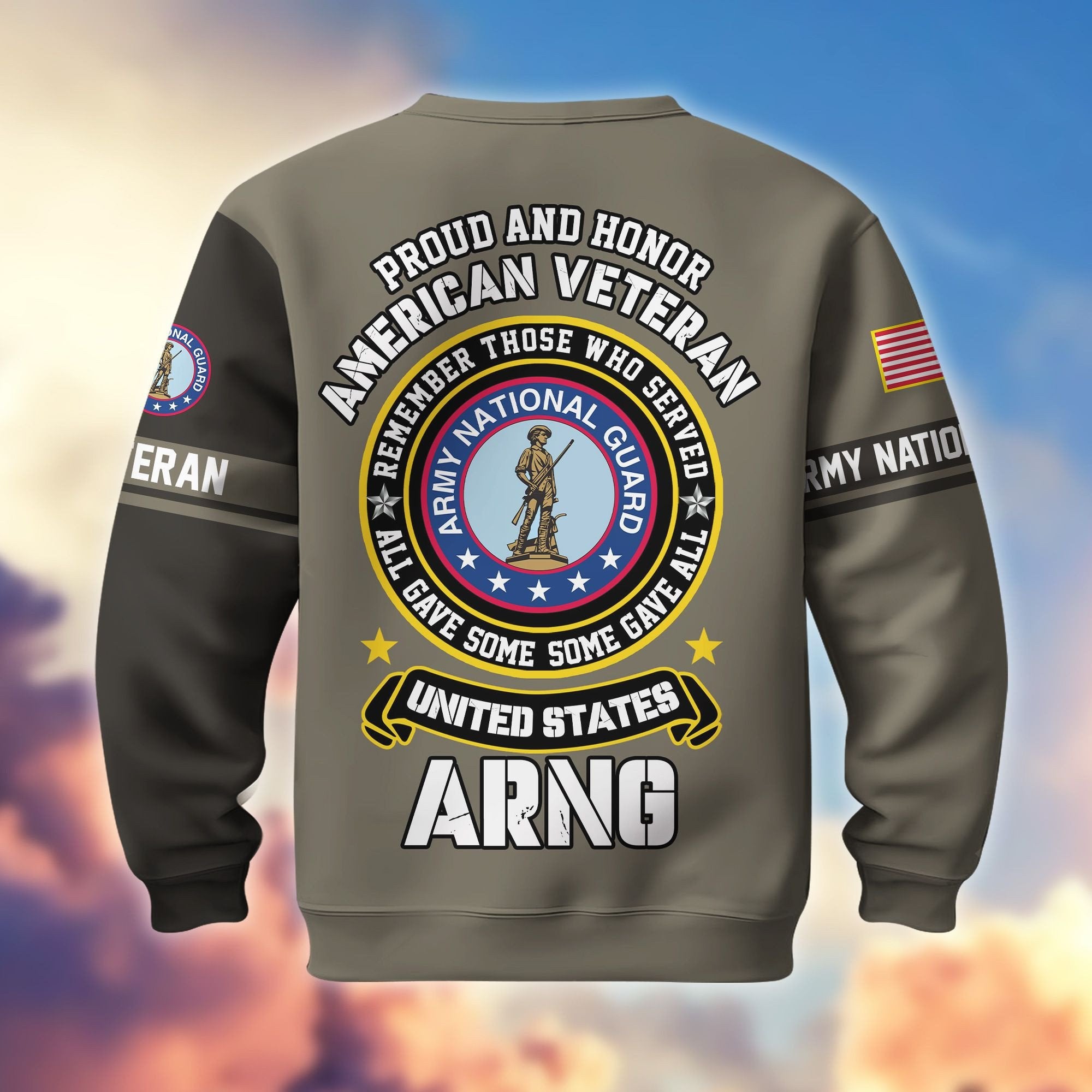 Premium US Veterans Sweatshirt BPHN140211, Gifts For US Veterans, Gifts On Father's Day, Memorial Day, Independence Day, Veterans Day.