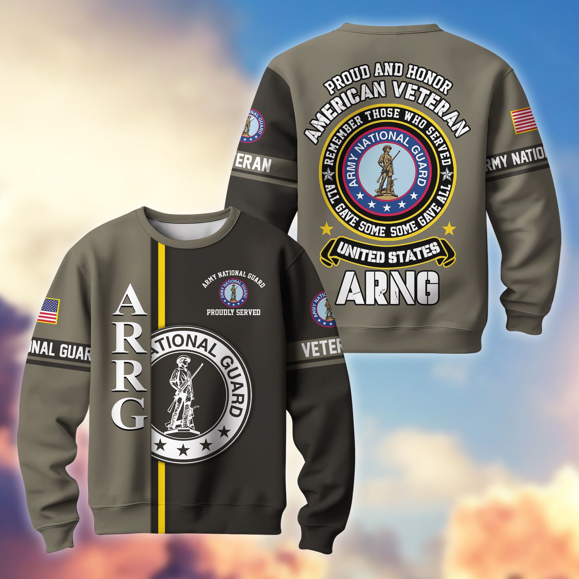 Premium US Veterans Sweatshirt BPHN140211, Gifts For US Veterans, Gifts On Father's Day, Memorial Day, Independence Day, Veterans Day.