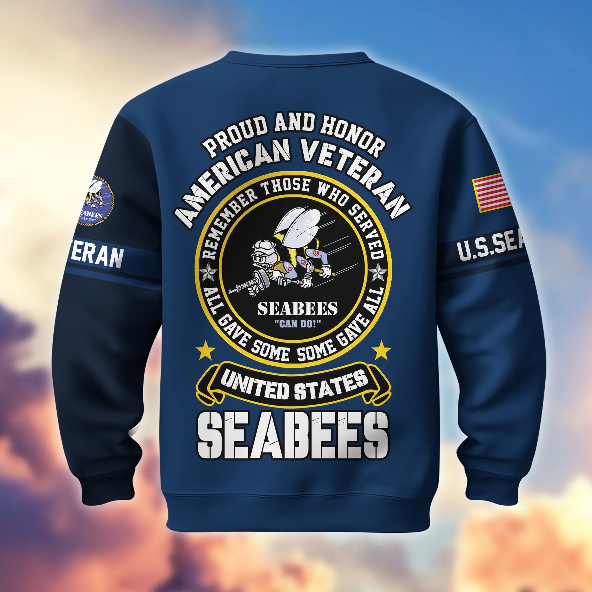 Premium US Veterans Sweatshirt BPHN140211, Gifts For US Veterans, Gifts On Father's Day, Memorial Day, Independence Day, Veterans Day.