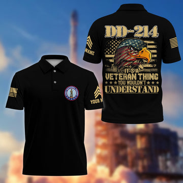 Premium Custom Army National Guard Veteran Polo Shirt VPVC206608, Gifts for Army National Guard Veteran, Gifts For Dad, Gifts On Father's Day, Independence Day, Veterans Day.