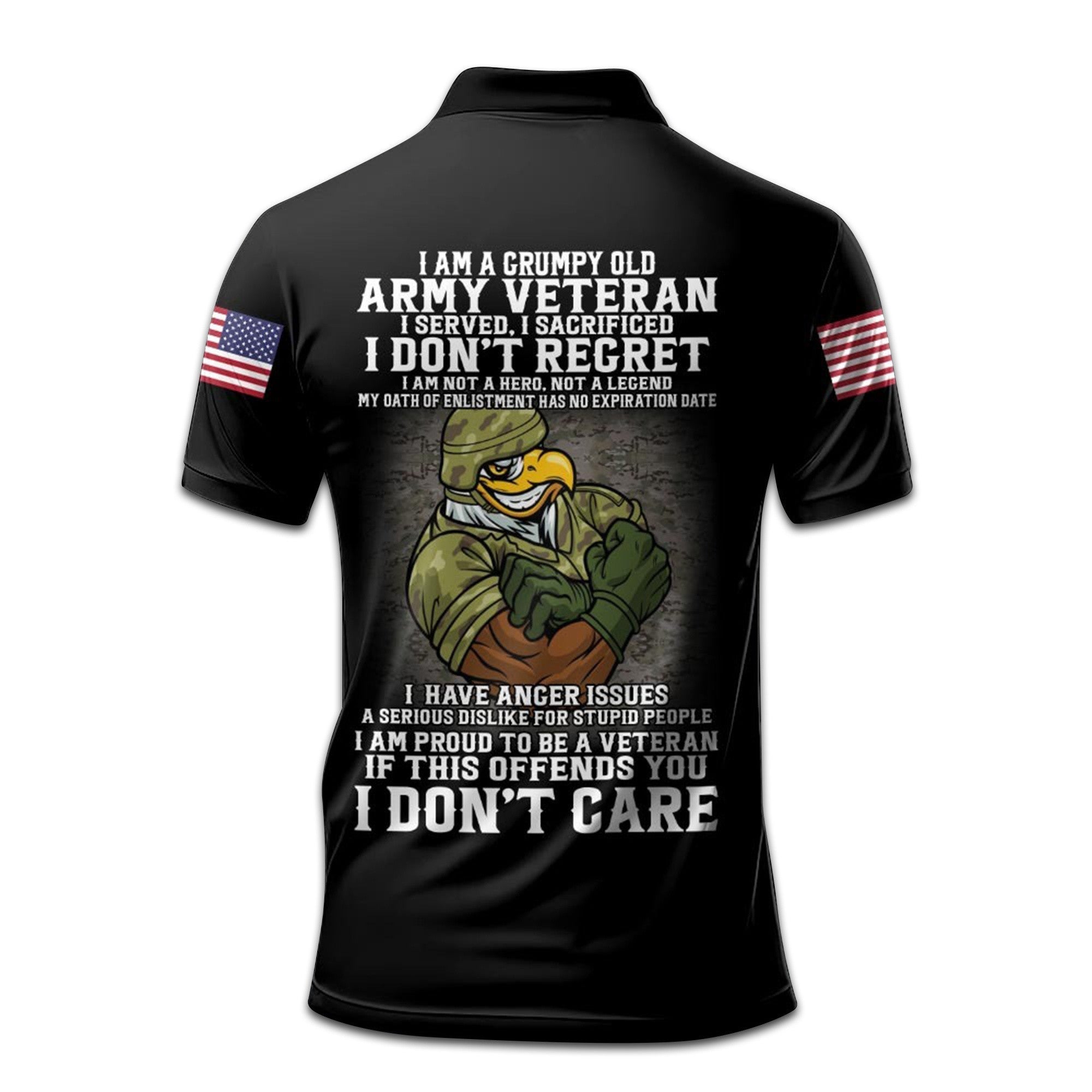 Premium Custom Name, Rank, Year US Army Polo Shirt VPVC207801, Gifts for Army Veteran, Gifts For Dad, Gifts On Father's Day, Independence Day, Veterans Day.