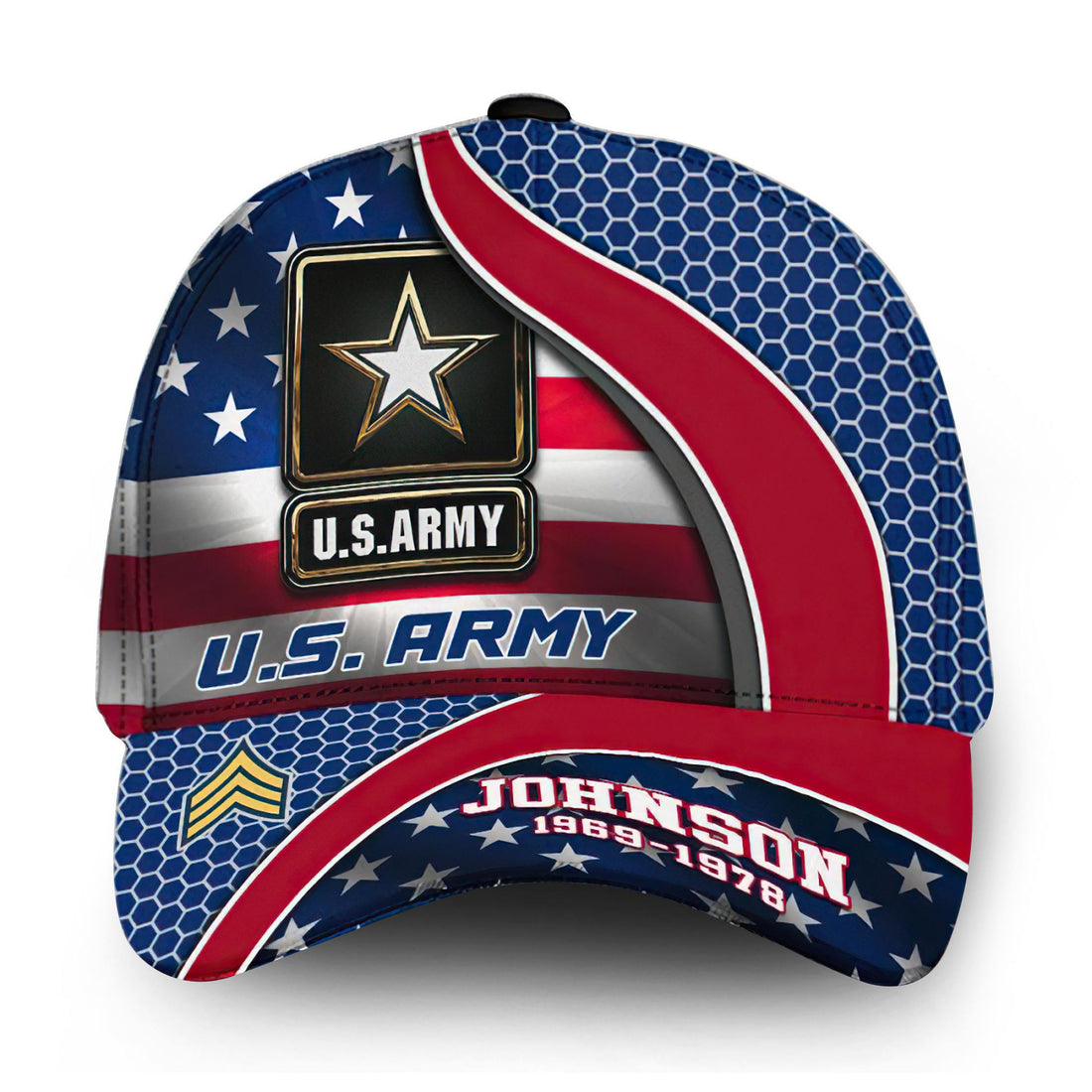 Premium US Army Cap VPVC000138, Custom Name, Rank, Year, Gifts For Army Veteran, Best Gifts On Father's Day, Armed Forces Day, Independence Day, Veterans Day.
