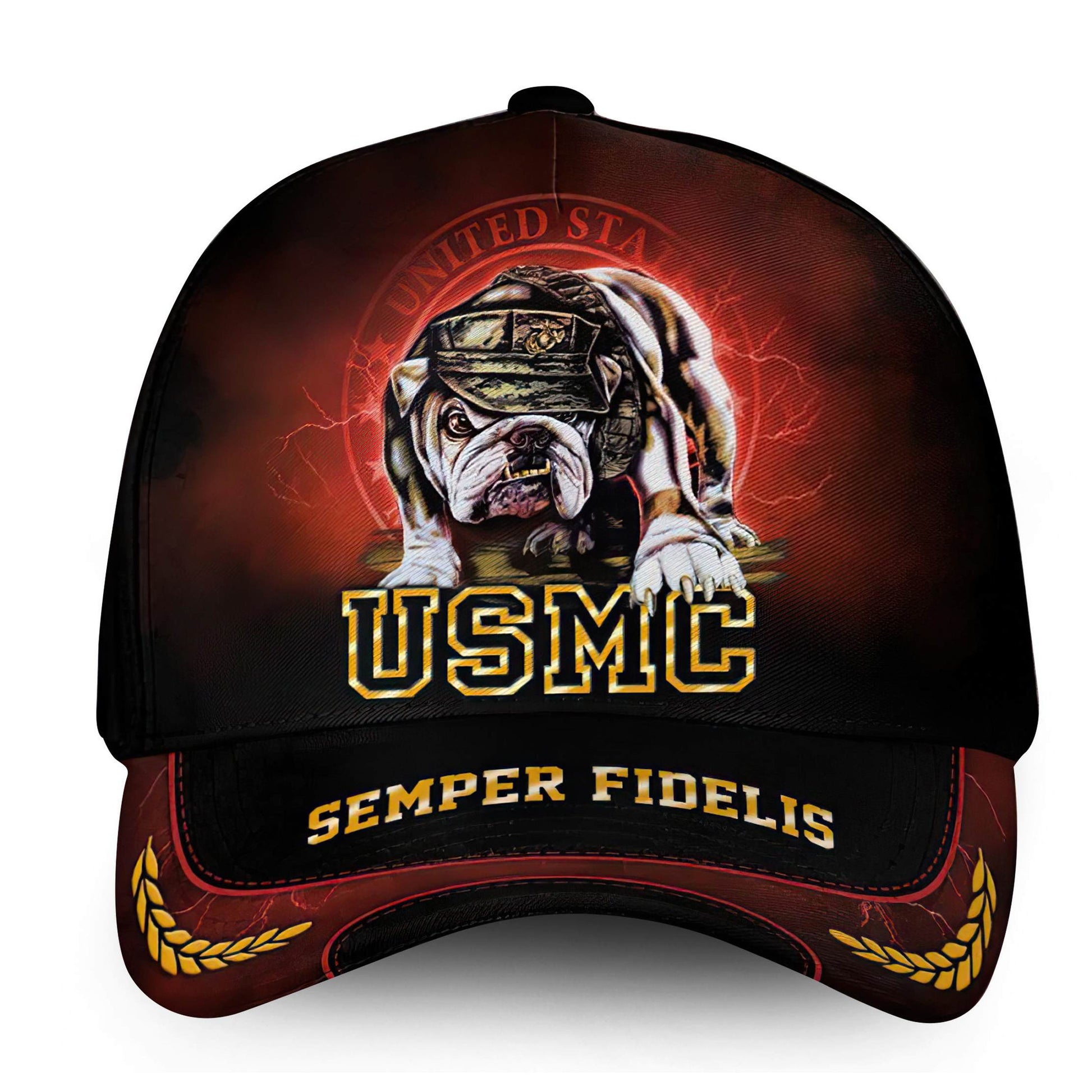 Premium USMC Cap VPVC000139, Custom Name, Rank, Gifts For Marine Veteran, Best Gifts On Father's Day, Armed Forces Day, Independence Day, Veterans Day.