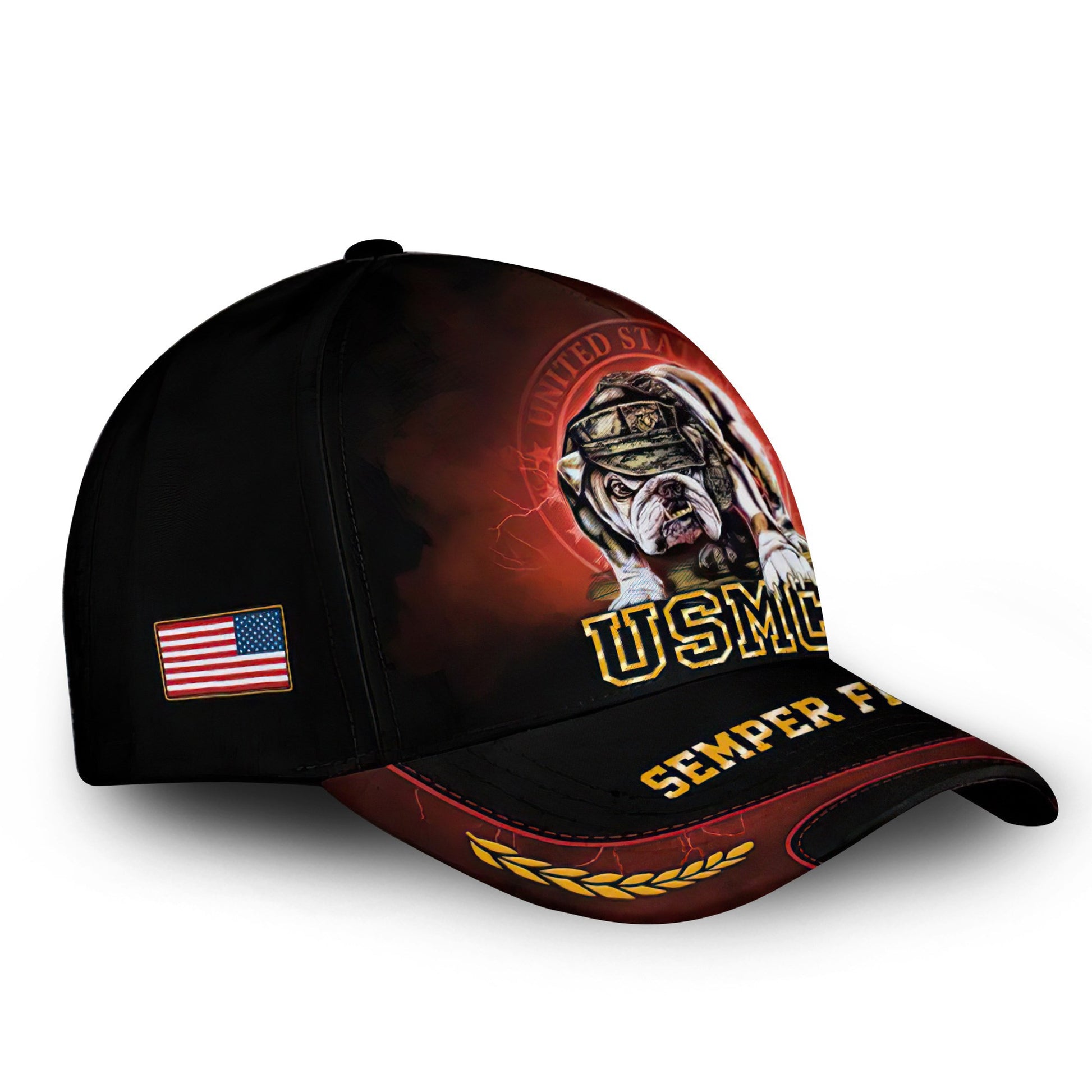 Premium USMC Cap VPVC000139, Custom Name, Rank, Gifts For Marine Veteran, Best Gifts On Father's Day, Armed Forces Day, Independence Day, Veterans Day.