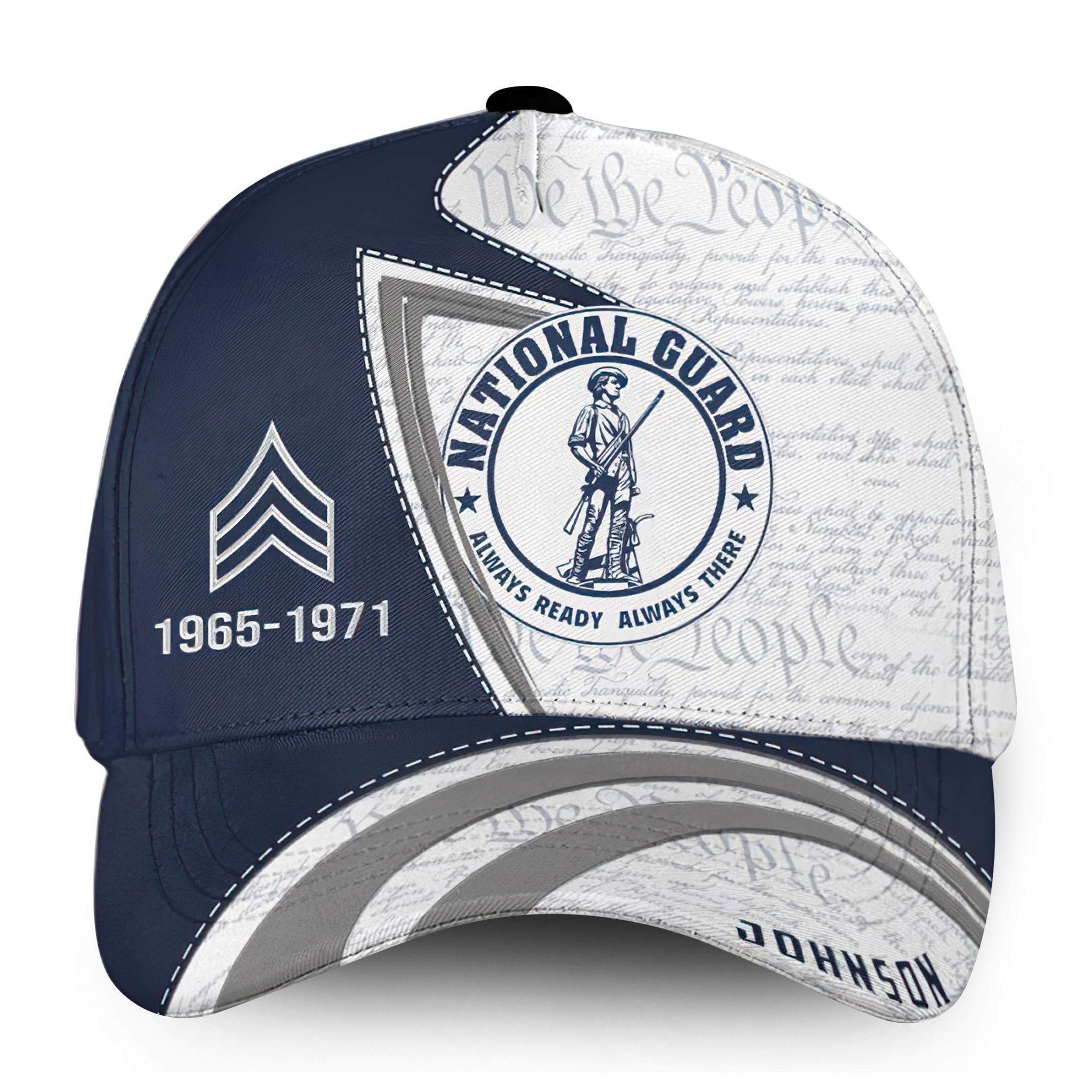 Premium US Army National Gurad Cap VPVC000140, Custom Name, Rank, Year, Gifts For Army National Gurad Veteran, Best Gifts On Father's Day, Armed Forces Day, Independence Day, Veterans Day.