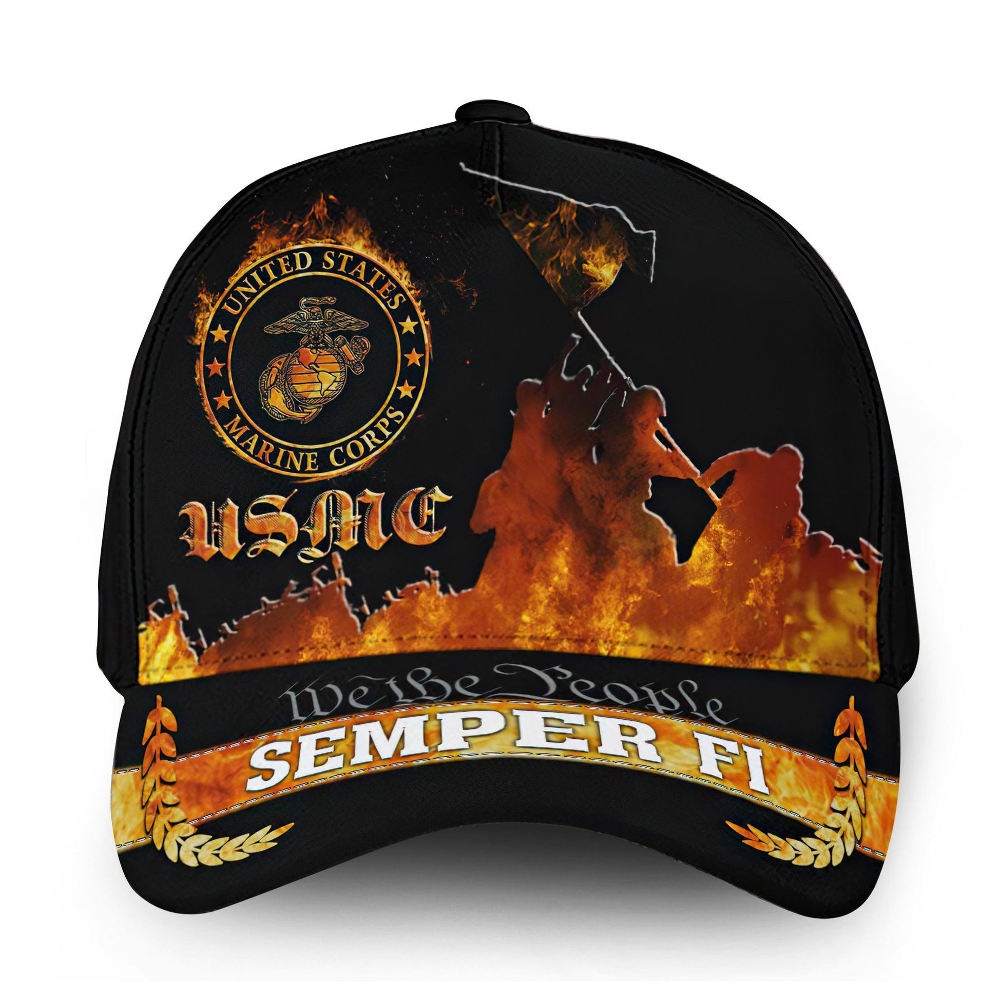 Premium USMC Cap VPVC000144, Custom Name, Rank, Gifts For Marine Veteran, Best Gifts On Father's Day, Armed Forces Day, Independence Day, Veterans Day.