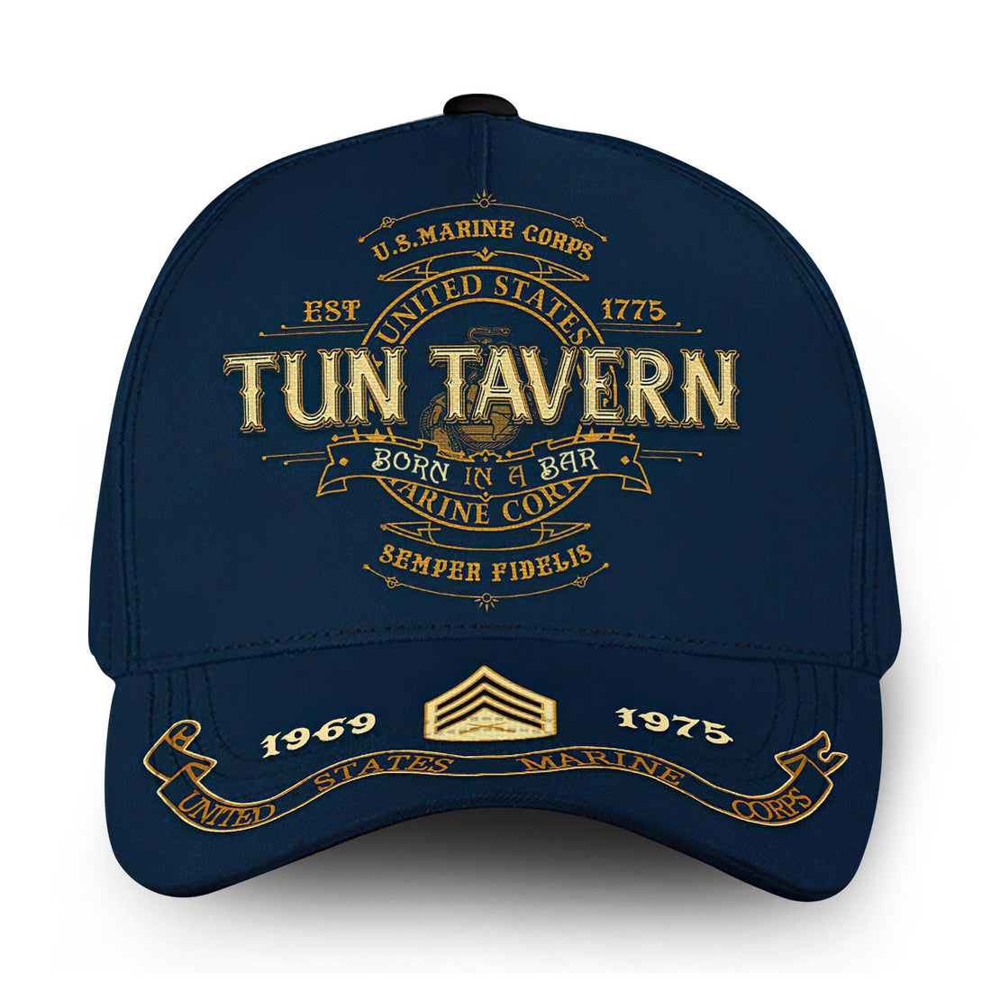 Premium USMC Cap VPVC000146, Custom Name, Rank, Year, Gifts For Marine Veteran, Best Gifts On Father's Day, Armed Forces Day, Independence Day, Veterans Day.