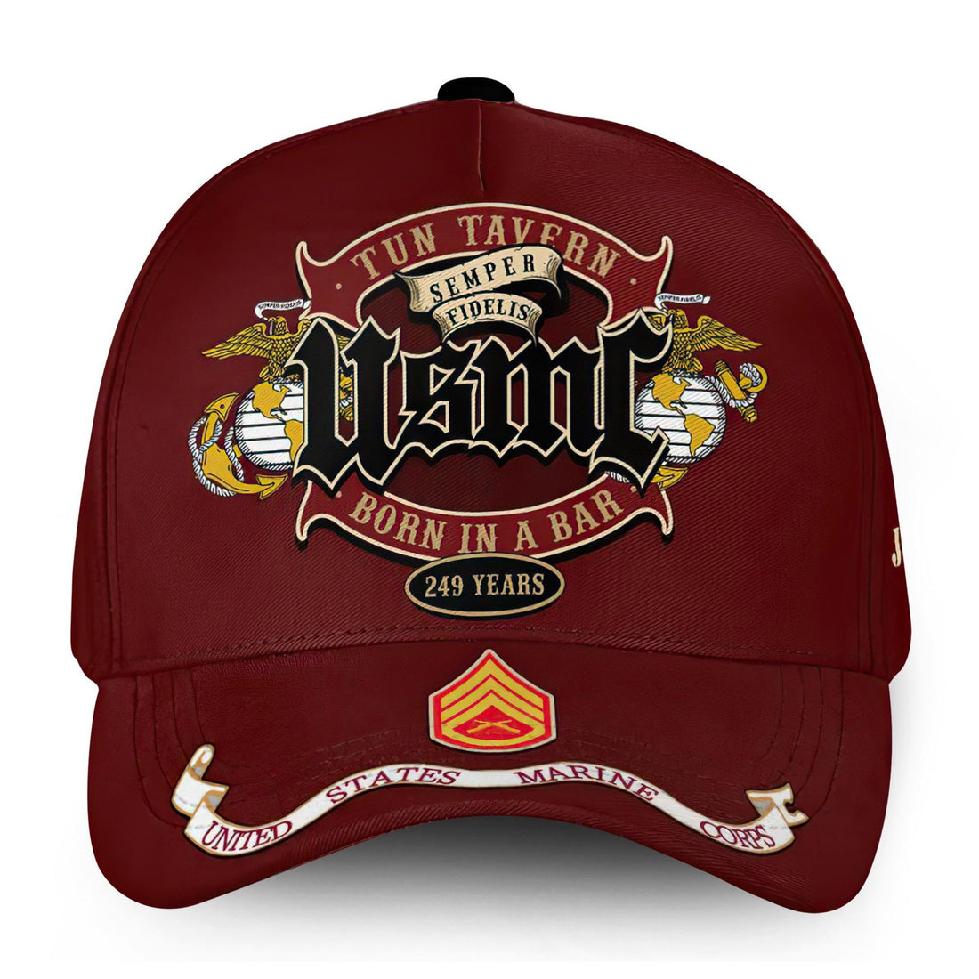 Premium USMC Cap VPVC000148, Custom Name, Rank, Gifts For Marine Veteran, Best Gifts On Father's Day, Armed Forces Day, Independence Day, Veterans Day.