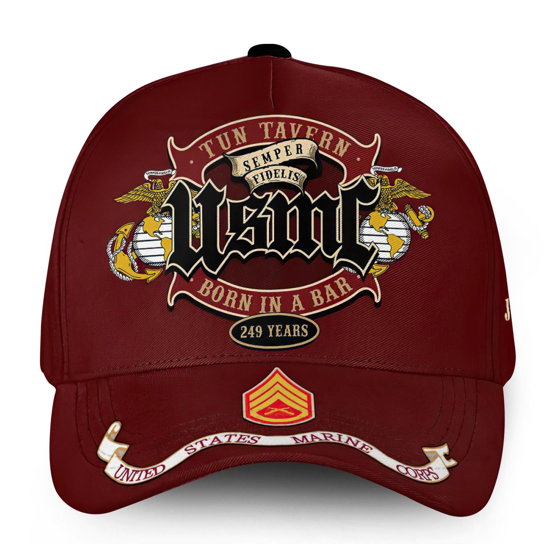 Premium USMC Cap VPVC000148, Custom Name, Rank, Gifts For Marine Veteran, Best Gifts On Father's Day, Armed Forces Day, Independence Day, Veterans Day.