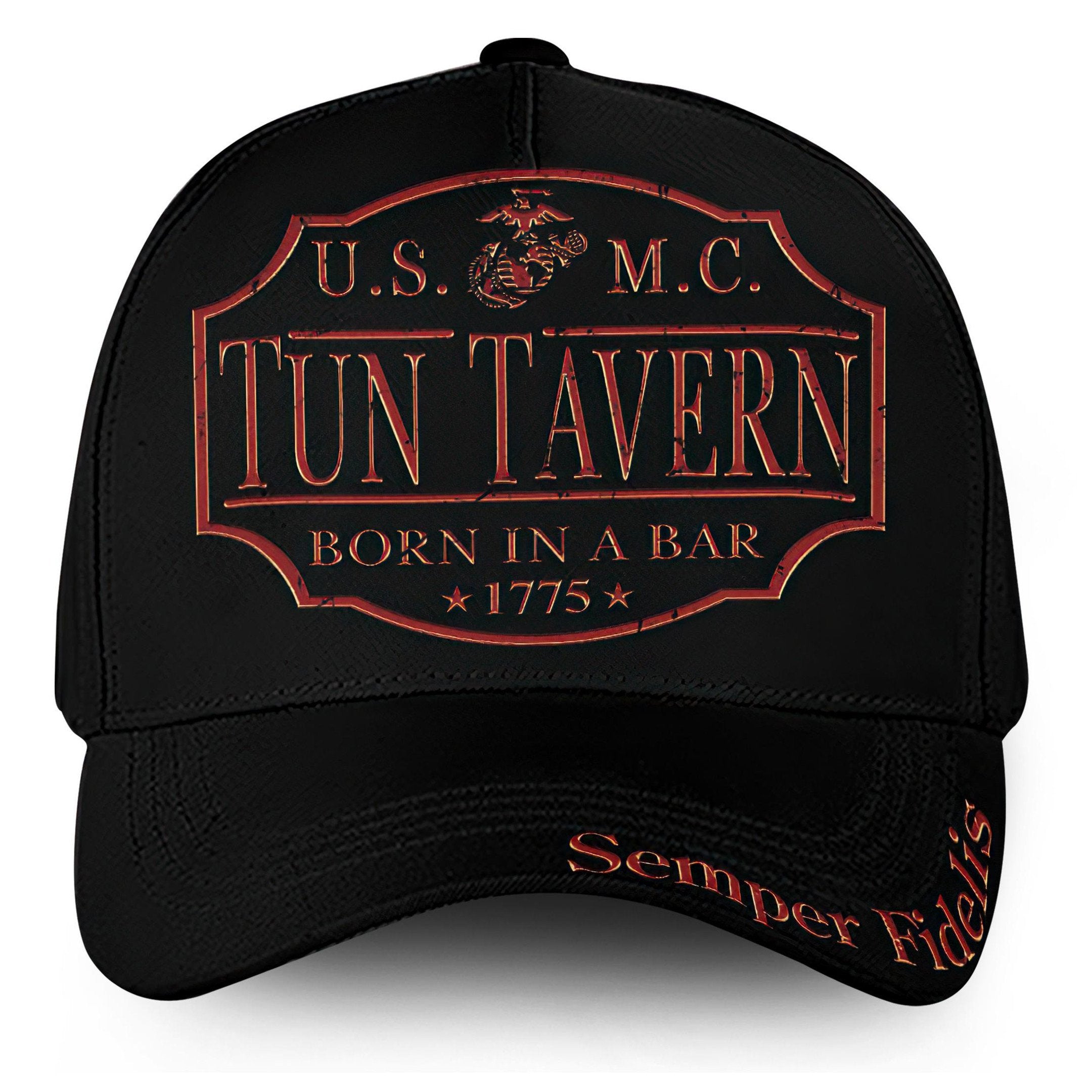 Premium USMC Cap VPVC000149, Custom Name, Rank, Gifts For Marine Veteran, Best Gifts On Father's Day, Armed Forces Day, Independence Day, Veterans Day.