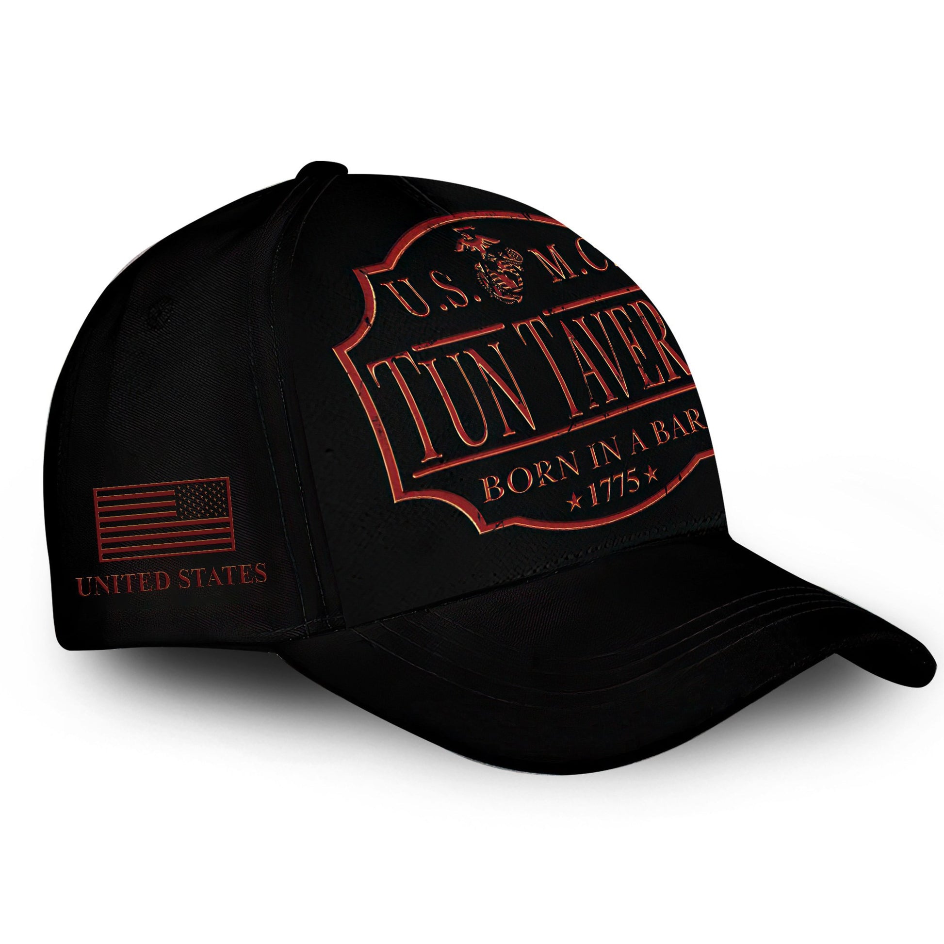 Premium USMC Cap VPVC000149, Custom Name, Rank, Gifts For Marine Veteran, Best Gifts On Father's Day, Armed Forces Day, Independence Day, Veterans Day.