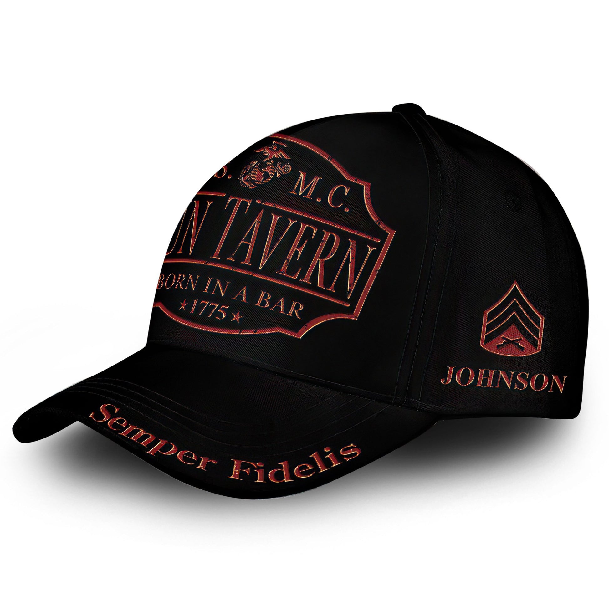 Premium USMC Cap VPVC000149, Custom Name, Rank, Gifts For Marine Veteran, Best Gifts On Father's Day, Armed Forces Day, Independence Day, Veterans Day.