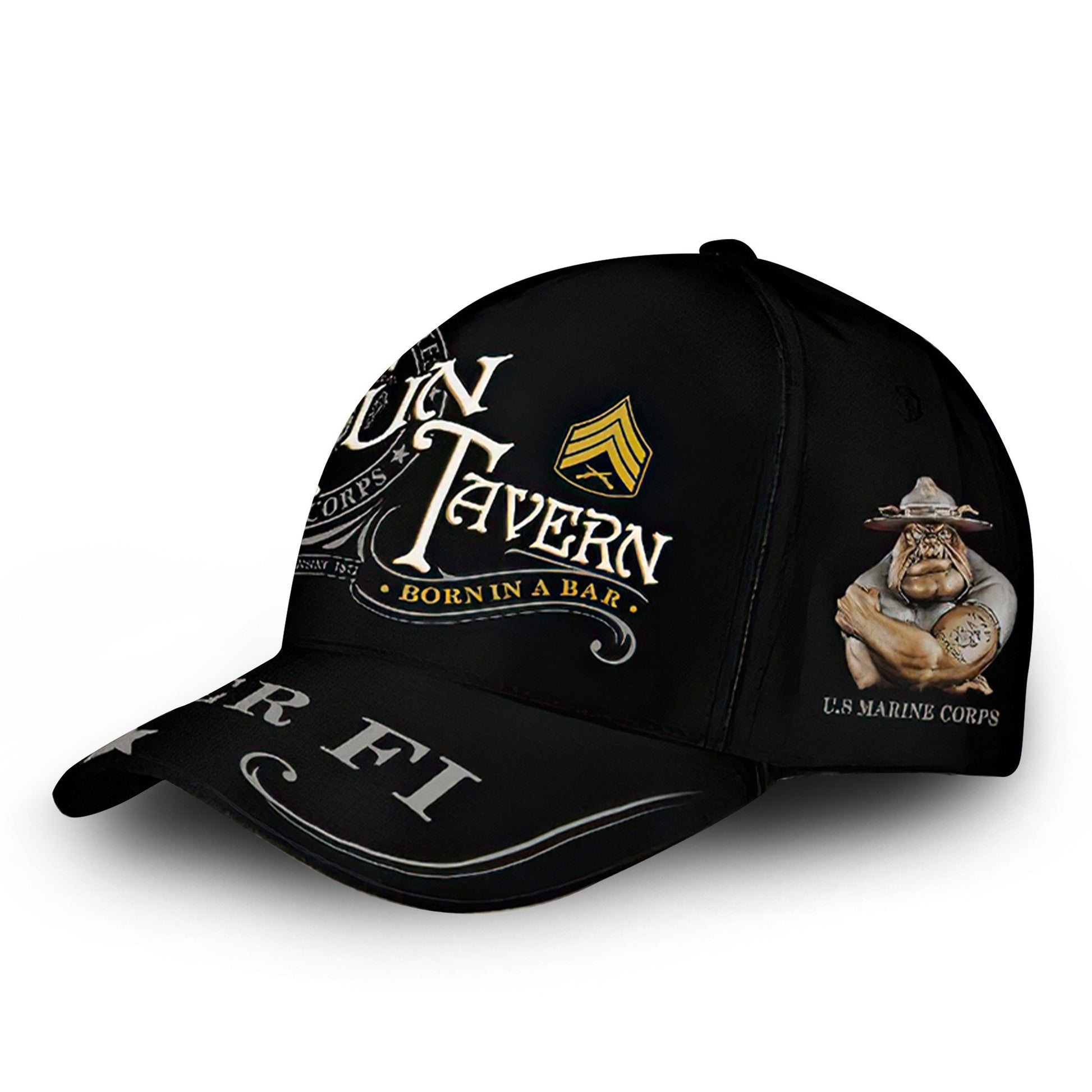 Premium USMC Cap VPVC000150, Custom Name, Rank, Year, Gifts For Marine Veteran, Best Gifts On Father's Day, Armed Forces Day, Independence Day, Veterans Day.