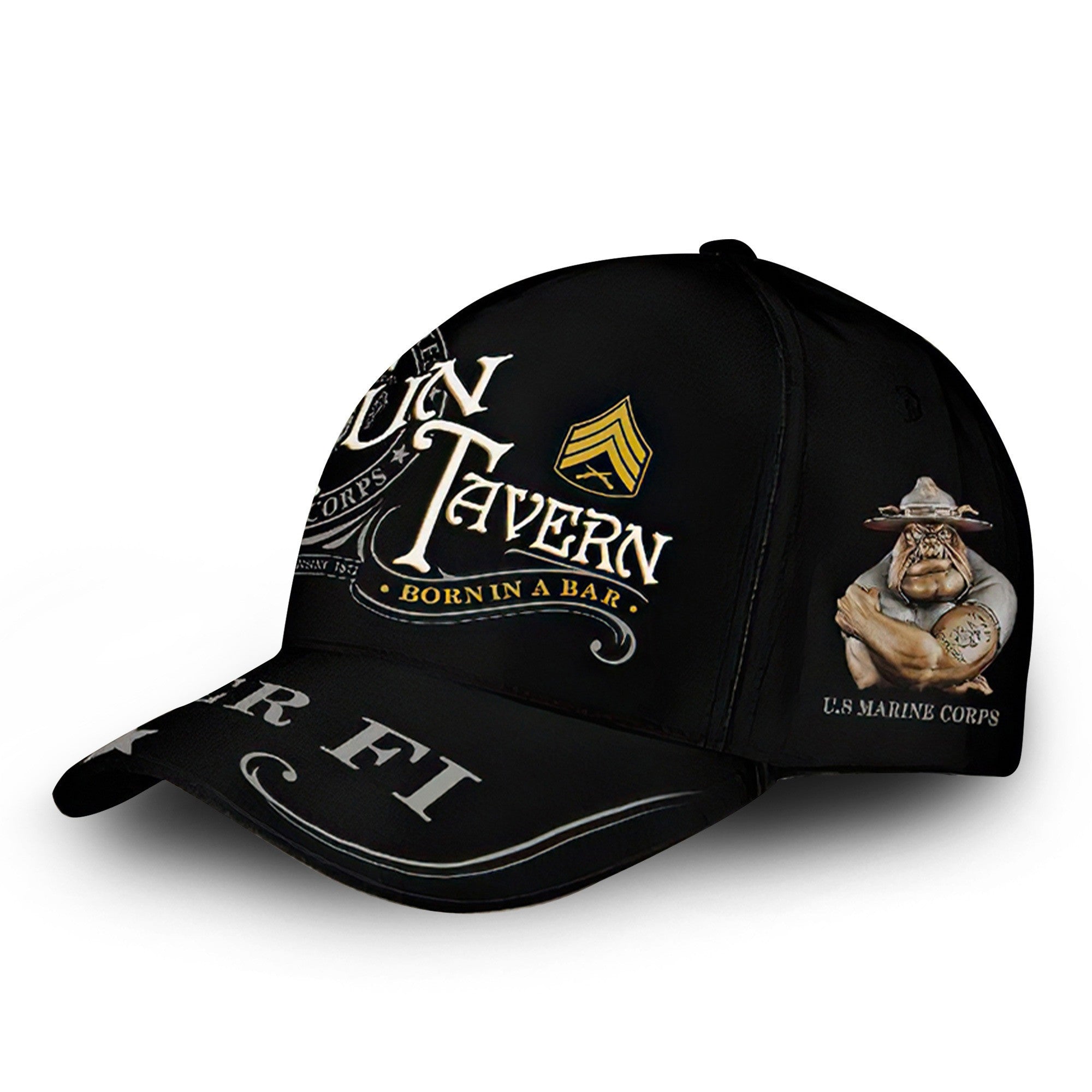 Premium USMC Cap VPVC000150, Custom Name, Rank, Year, Gifts For Marine Veteran, Best Gifts On Father's Day, Armed Forces Day, Independence Day, Veterans Day.